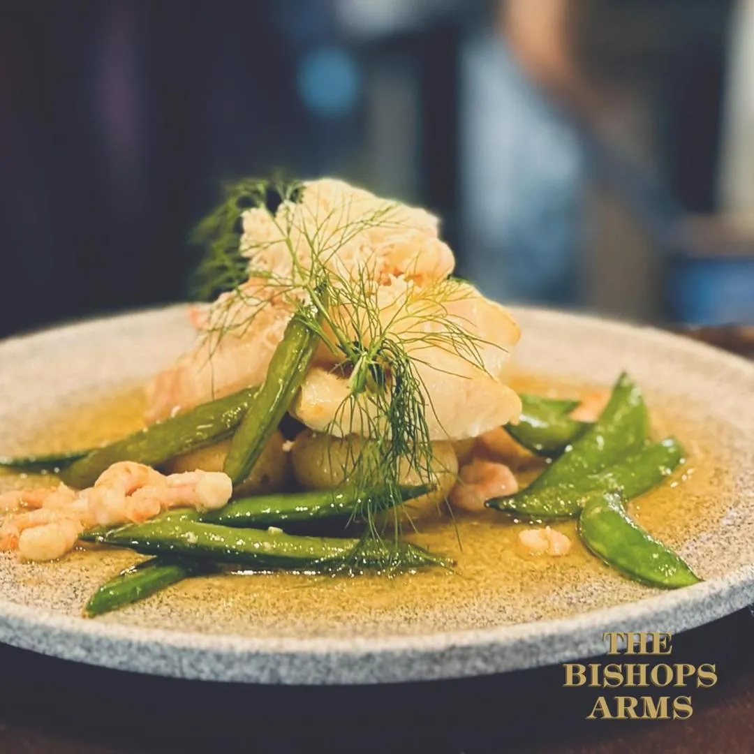 Food close-up in Hotel Bishops Arms Mora