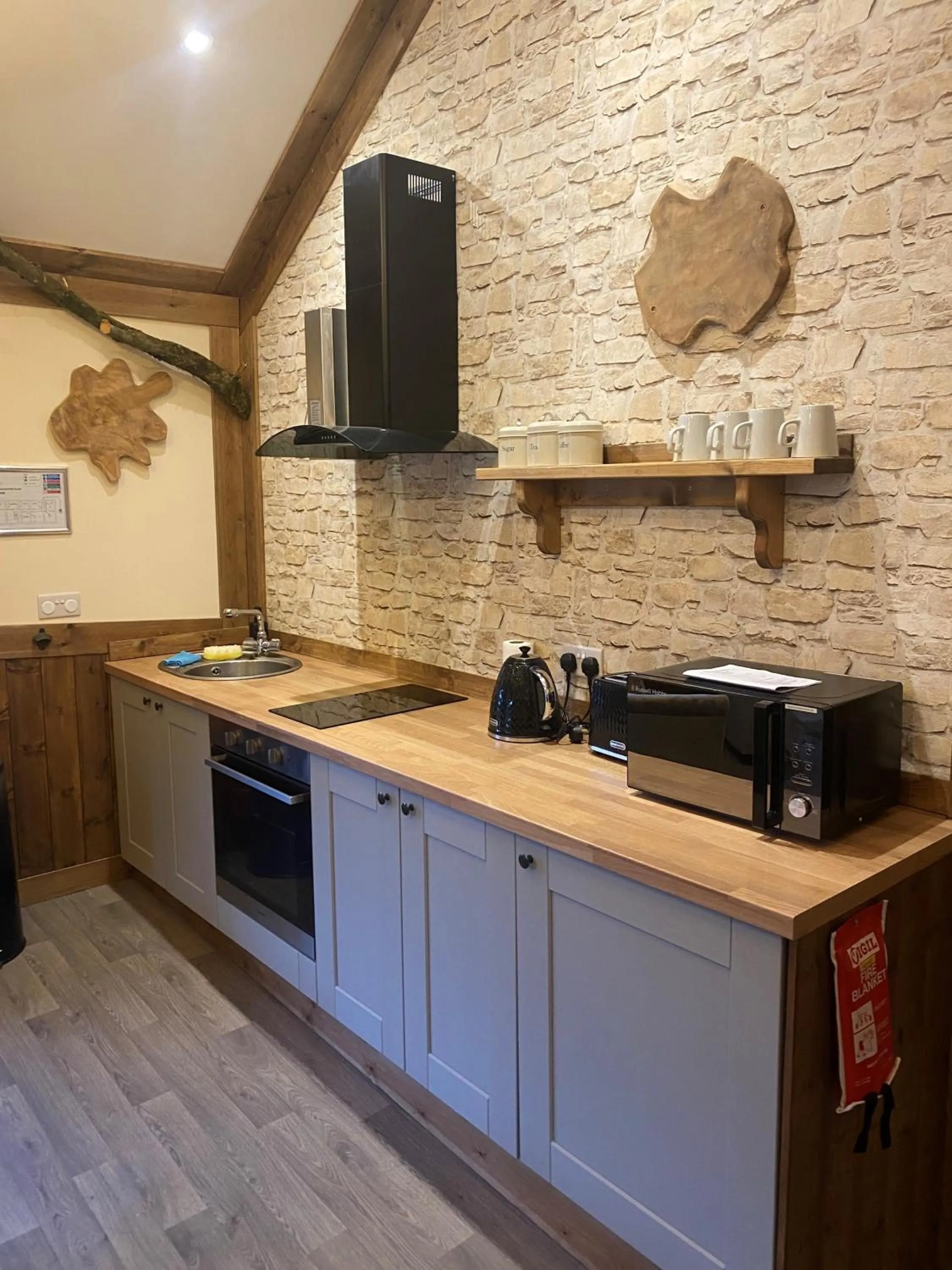 kitchen in Explorers Retreat Matlock Bath