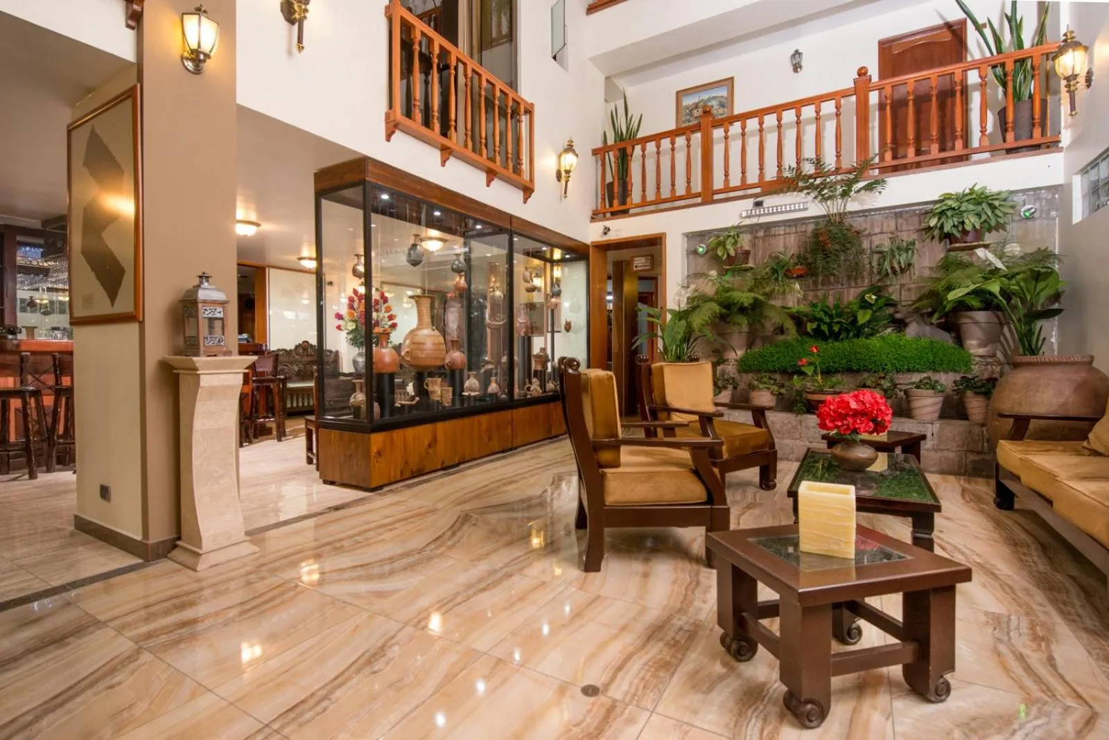 Lounge or bar in Hotel Ruinas