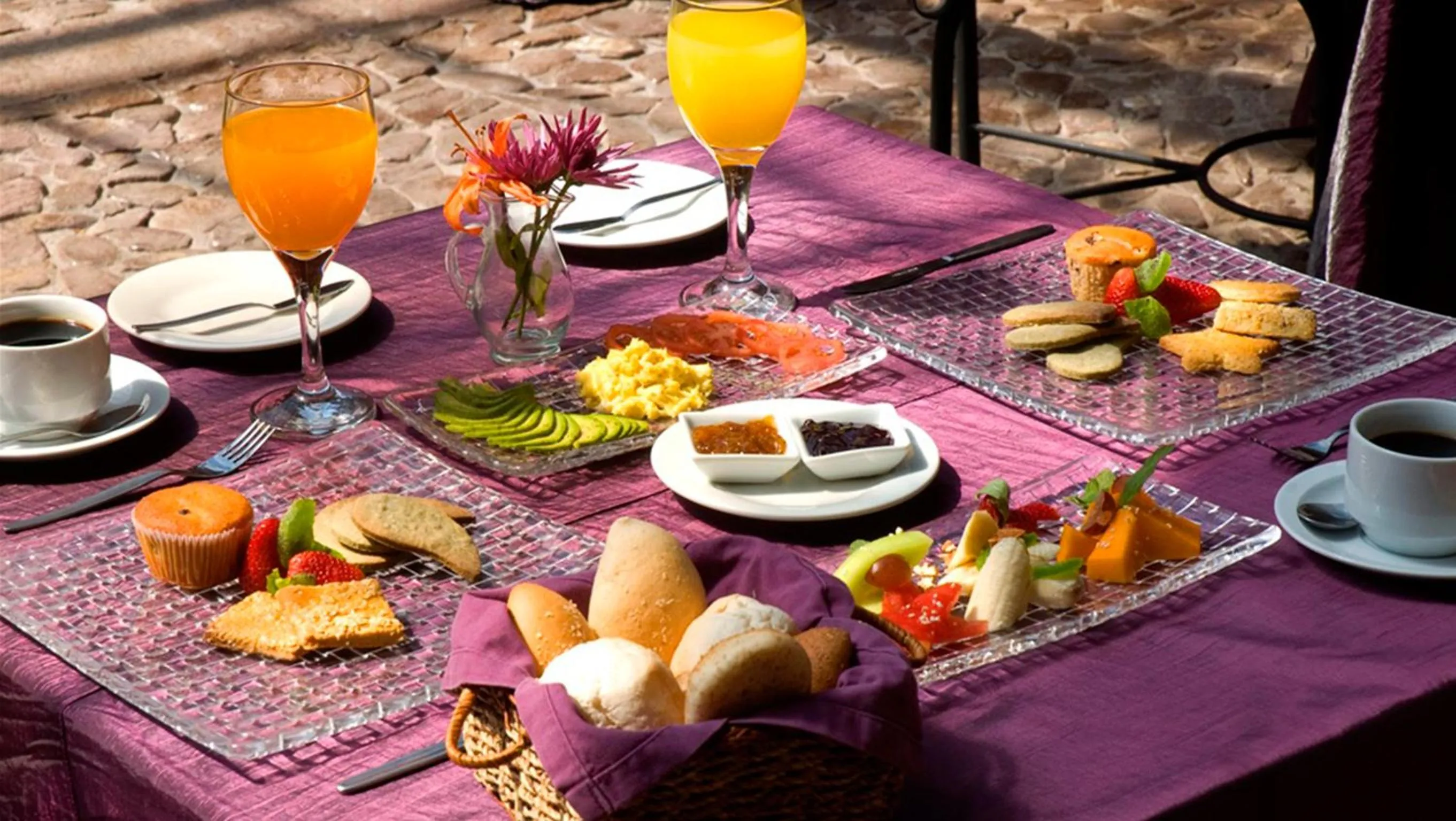 Buffet breakfast, Breakfast in Andean Wings Boutique Hotel