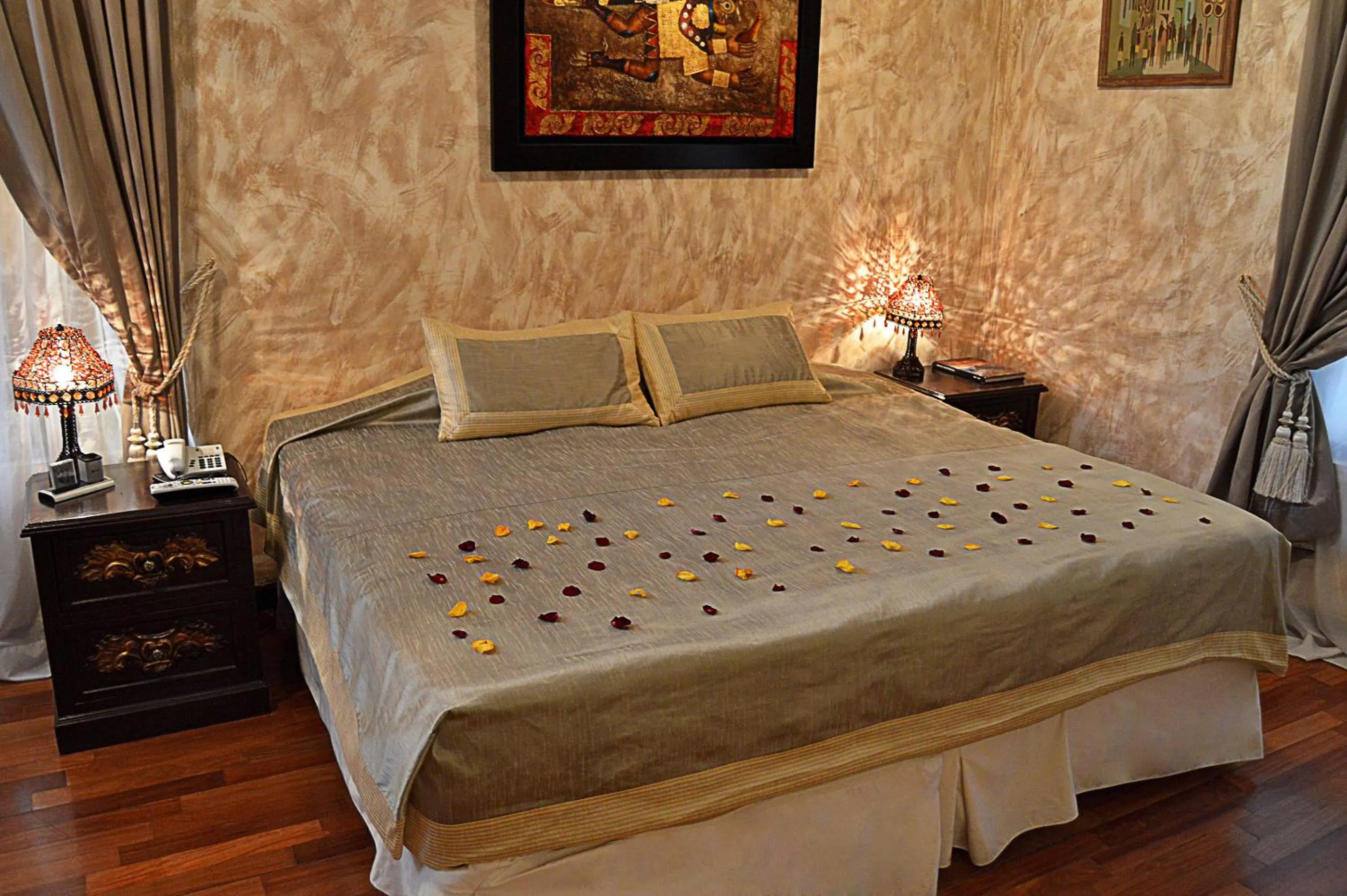 Bed in Andean Wings Boutique Hotel