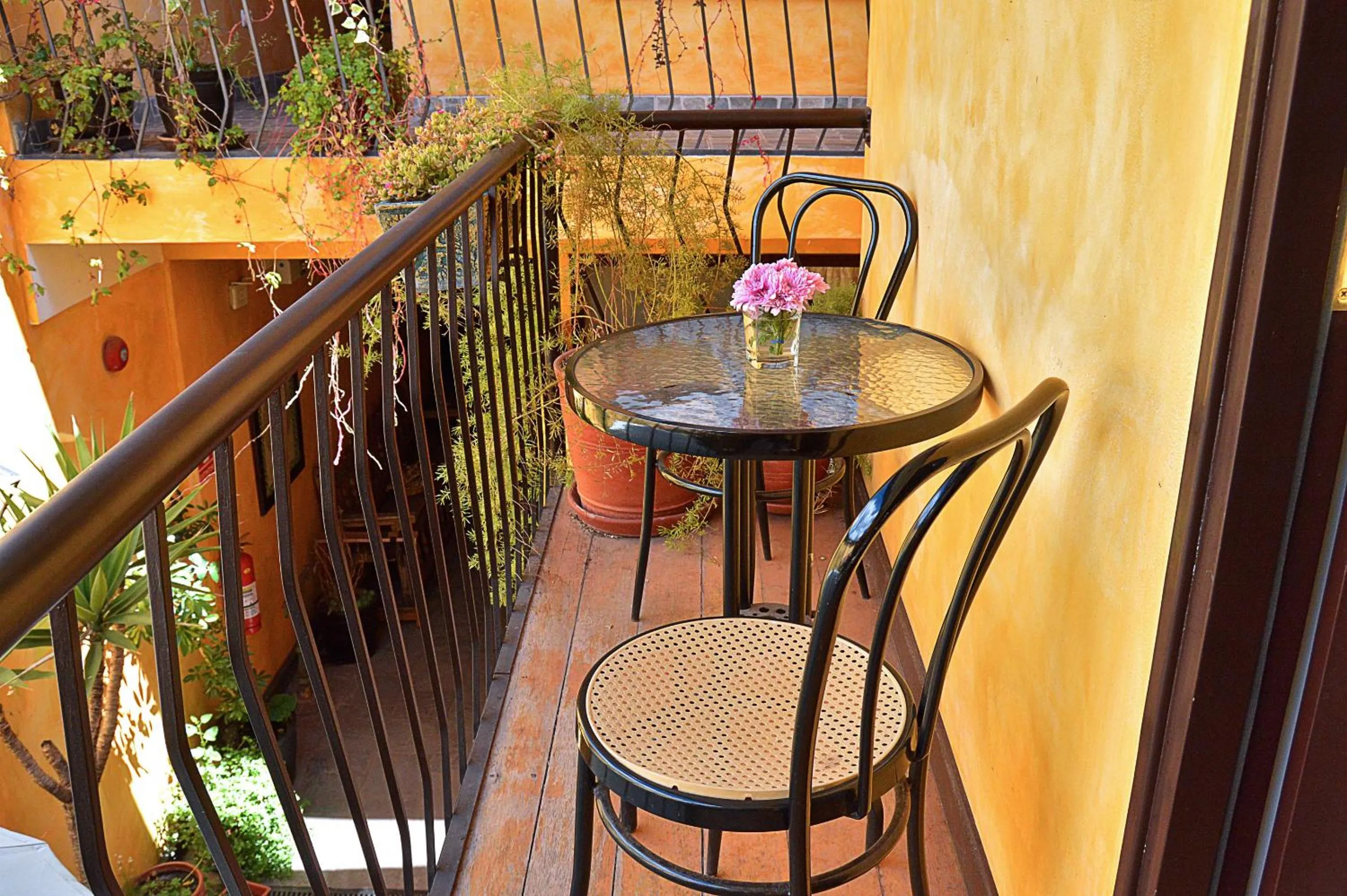 Balcony/Terrace in Andean Wings Boutique Hotel