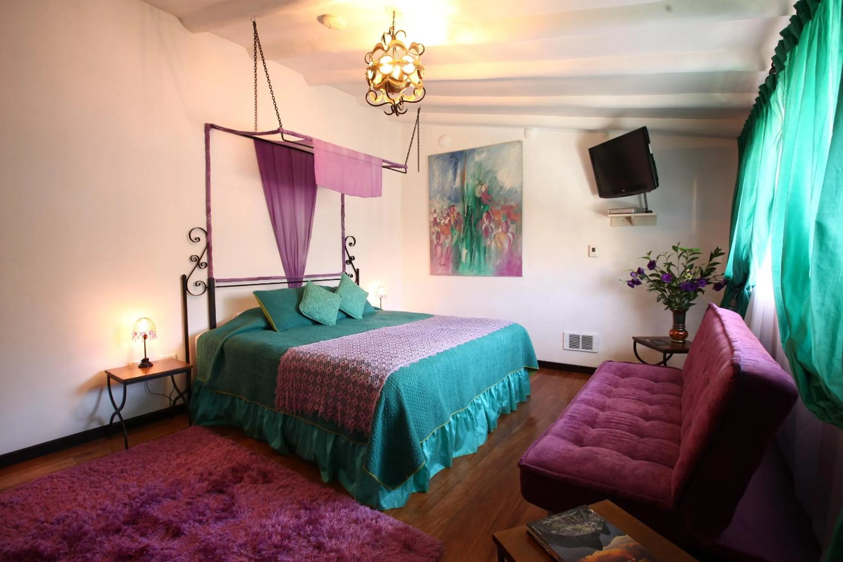 Bedroom in Andean Wings Boutique Hotel