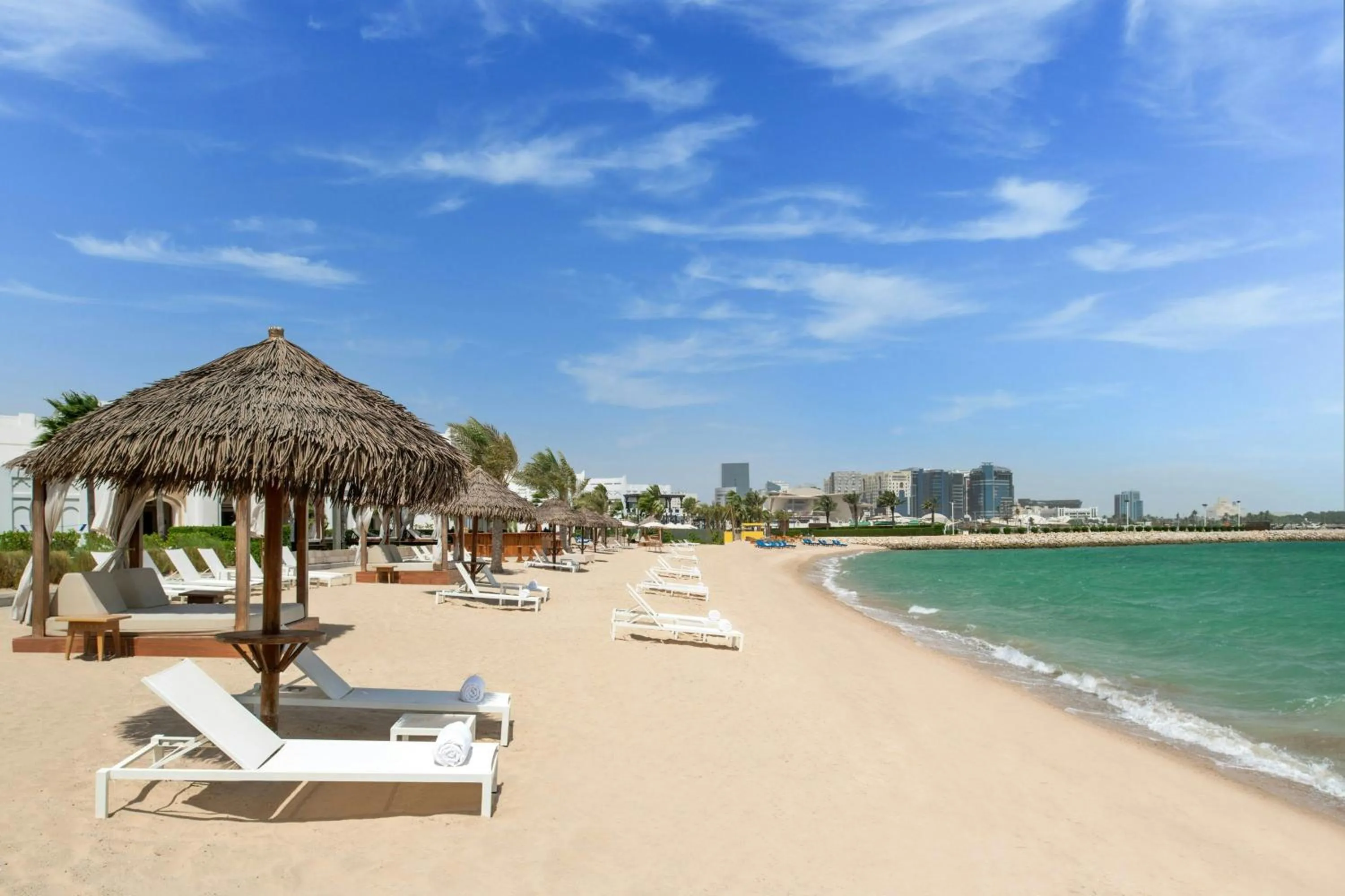 Beach in Sharq Village & Spa, a Ritz-Carlton Hotel