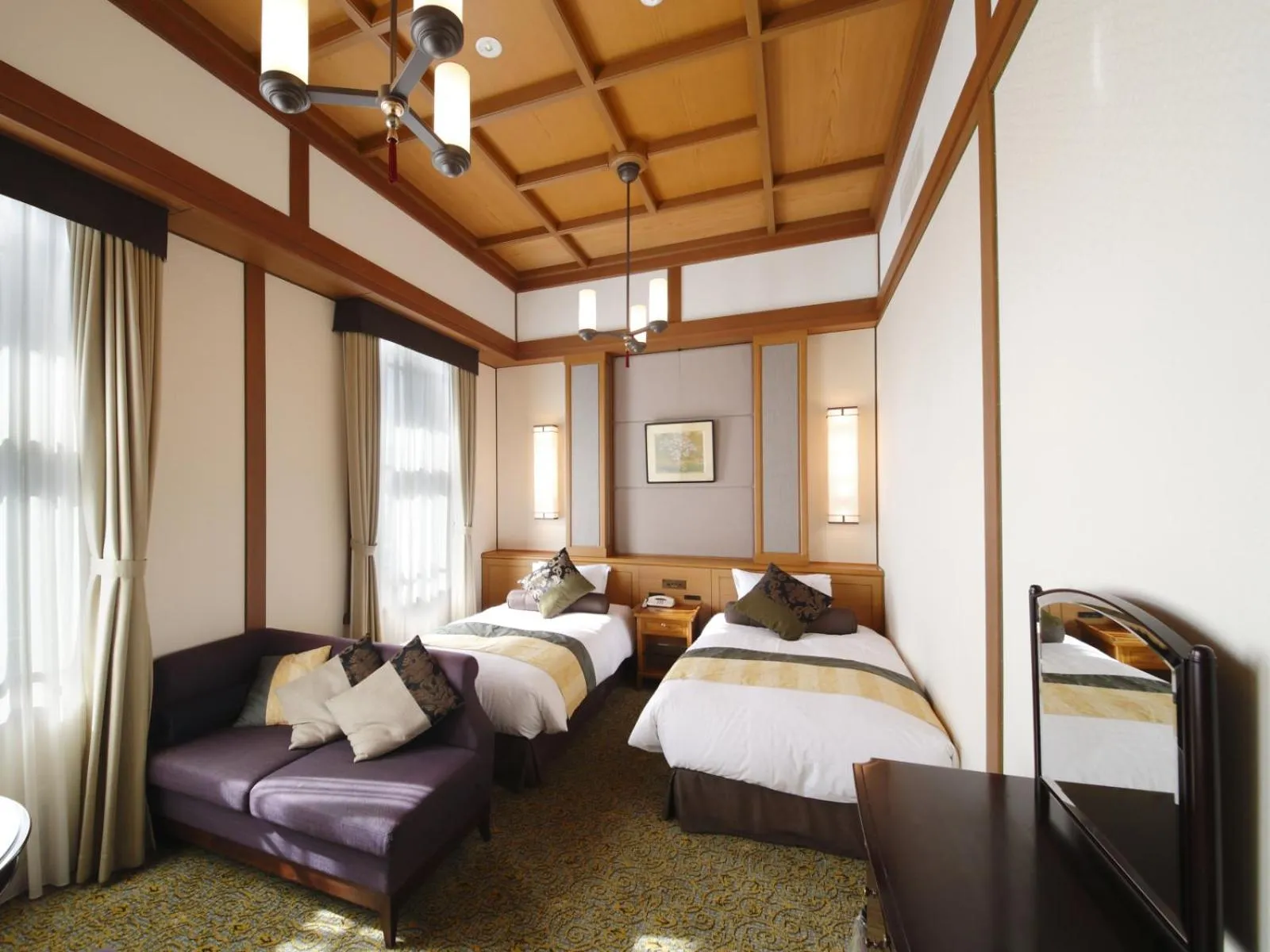 Bed in Nara Hotel