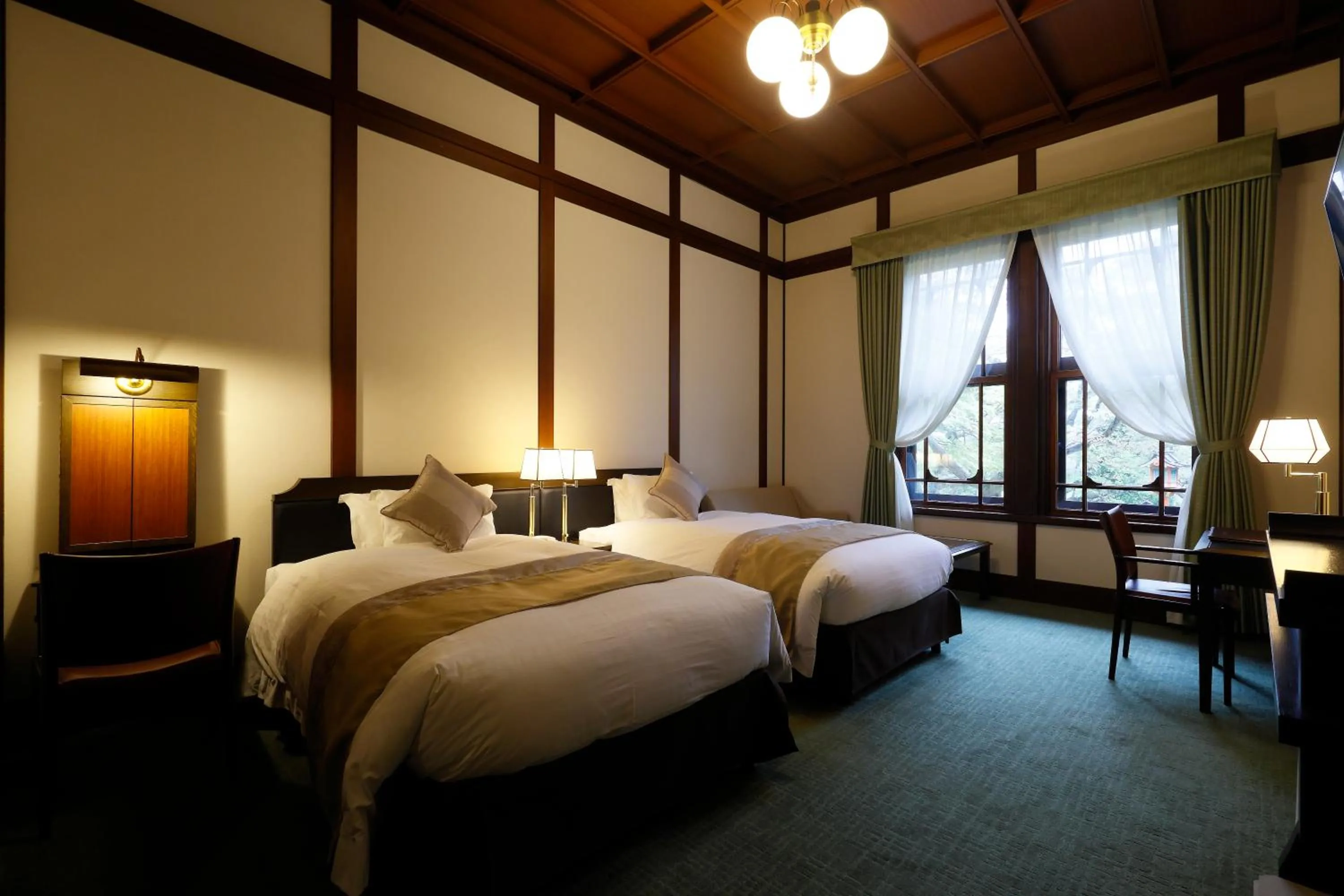 Bed in Nara Hotel