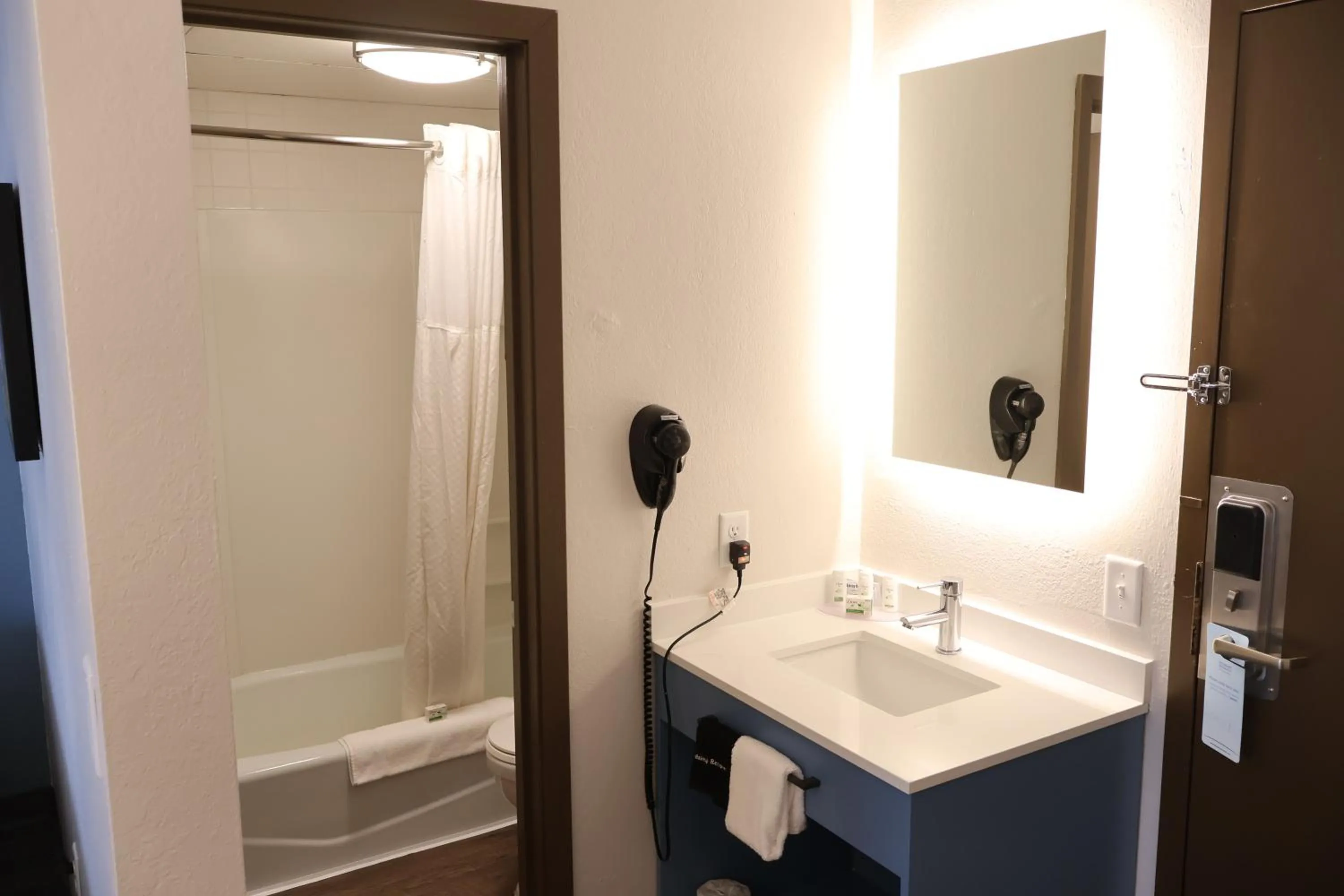 Bathroom in AmericInn by Wyndham Baxter Brainerd