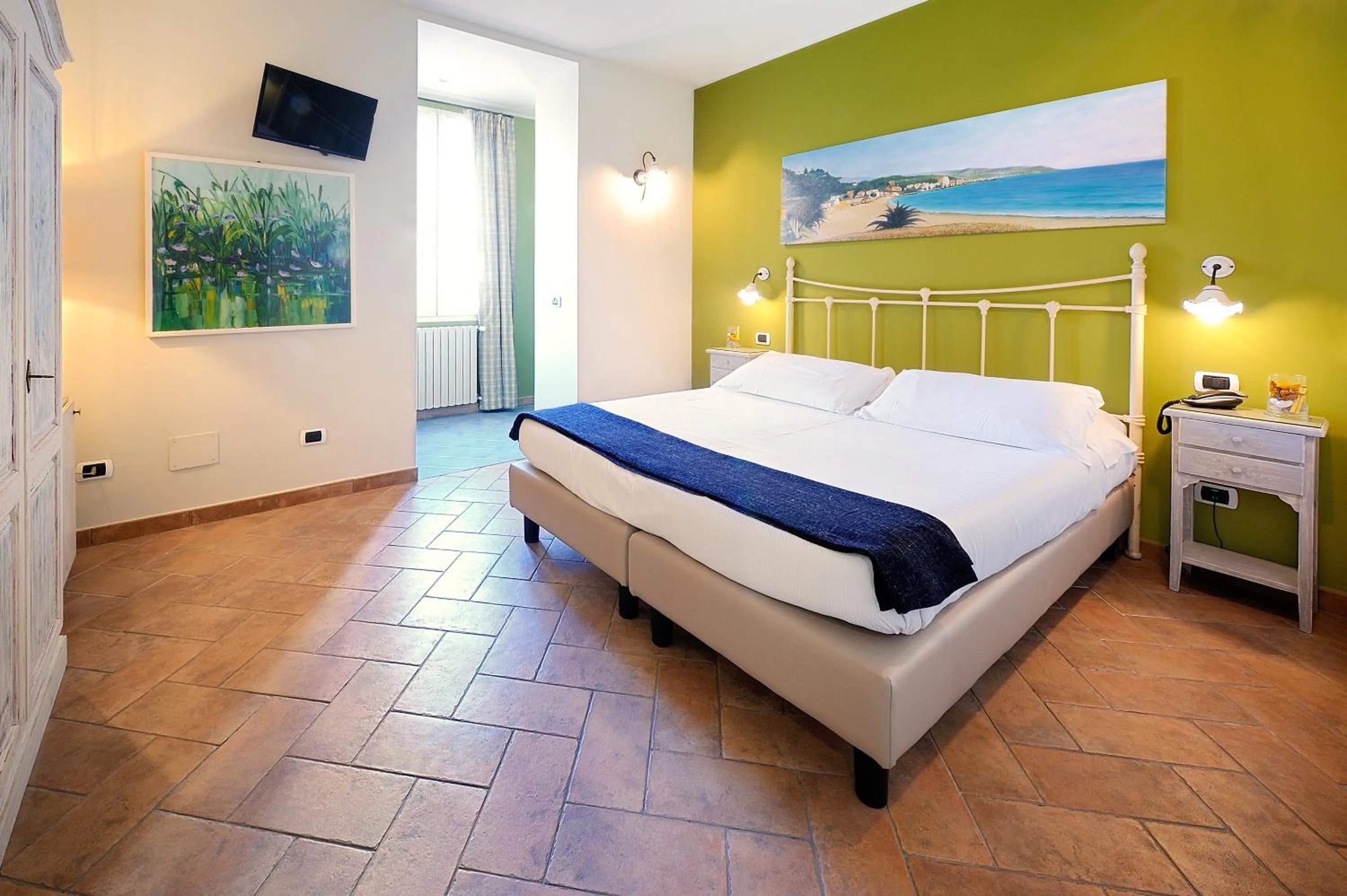 Bedroom, Bed in Albergo Giuan Arma di Taggia