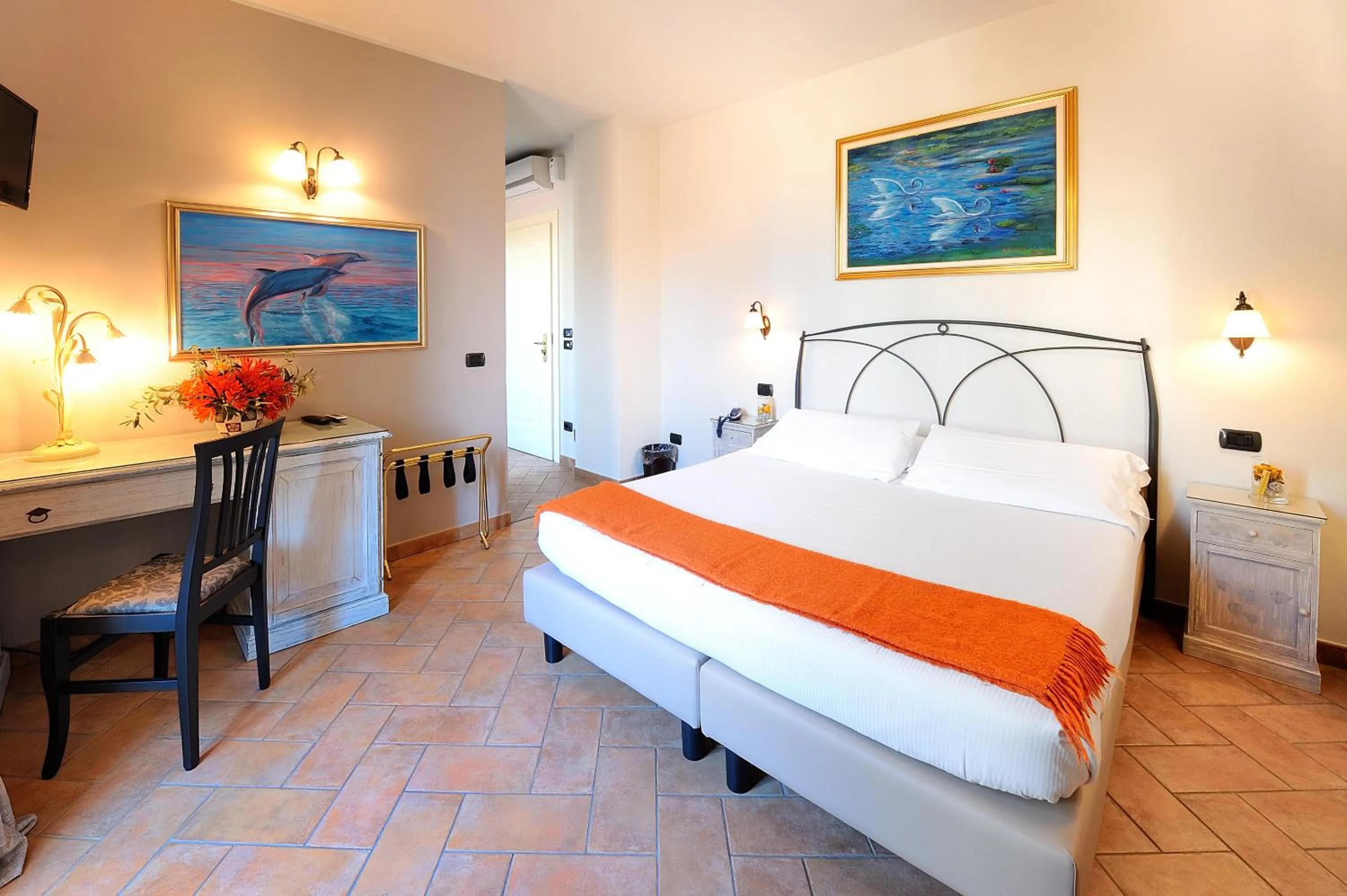 Photo of the whole room, Bed in Albergo Giuan Arma di Taggia