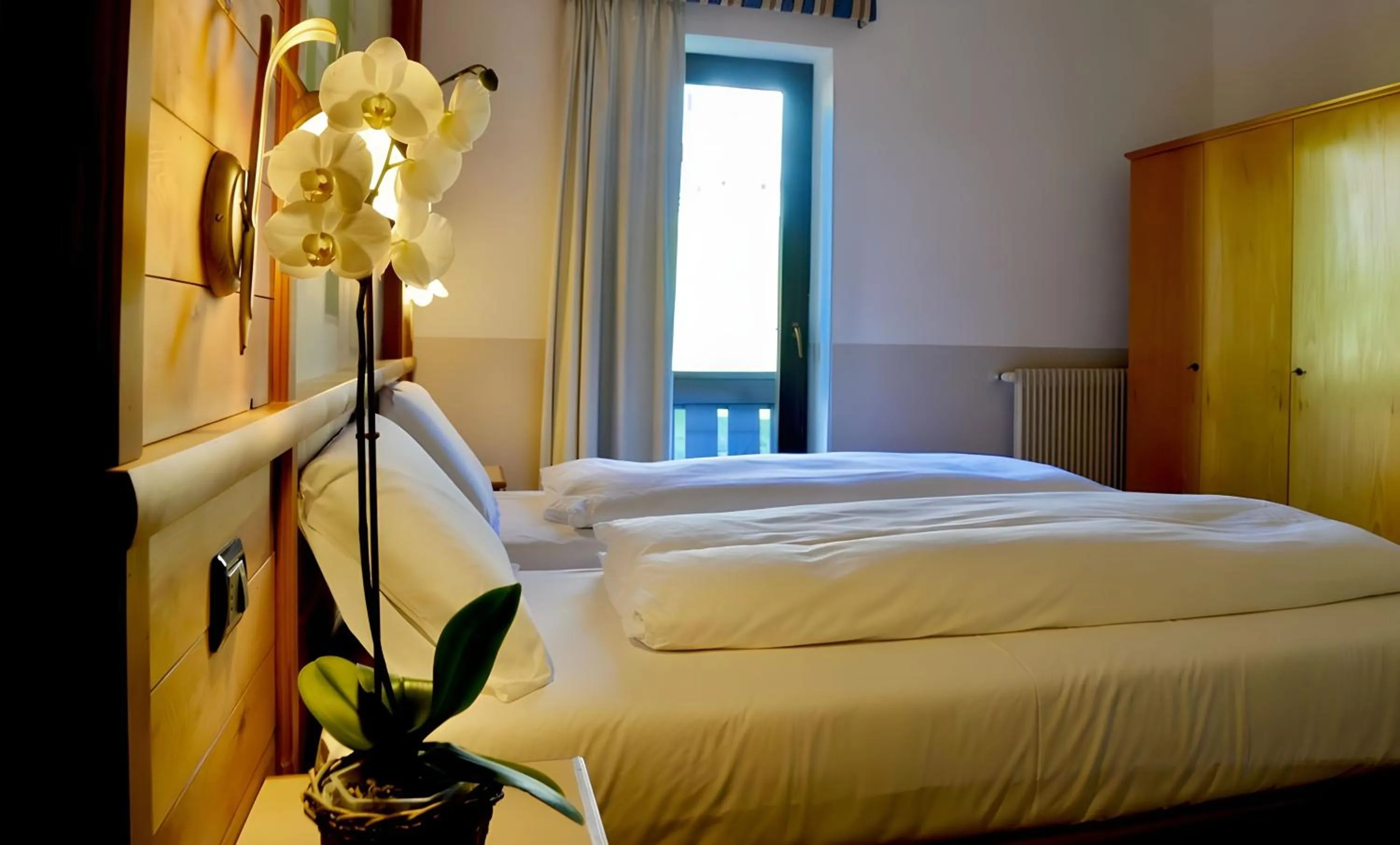 Bedroom, Bed in Hotel Garni Edy