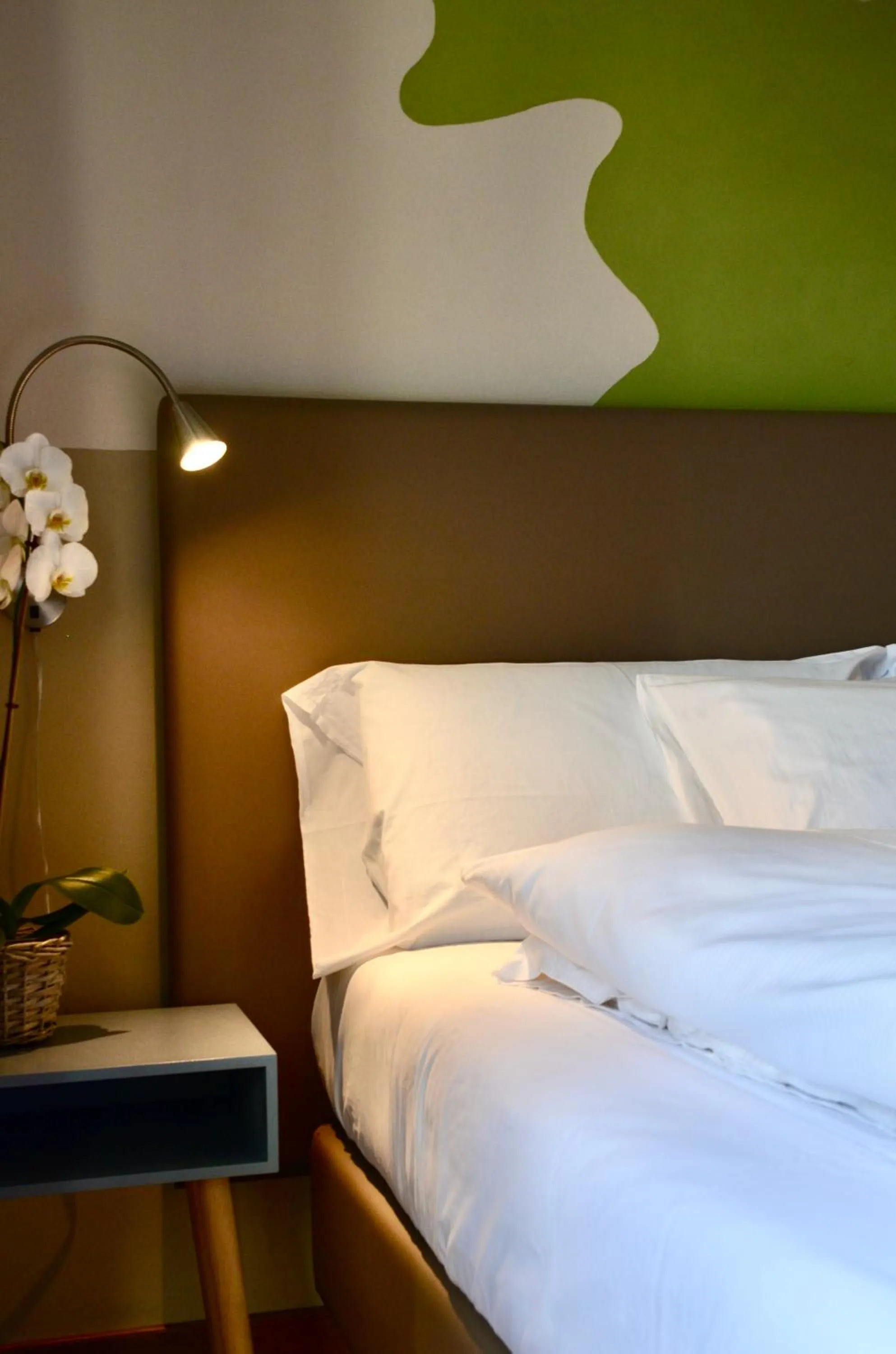 Decorative detail, Bed in Hotel Garni Edy