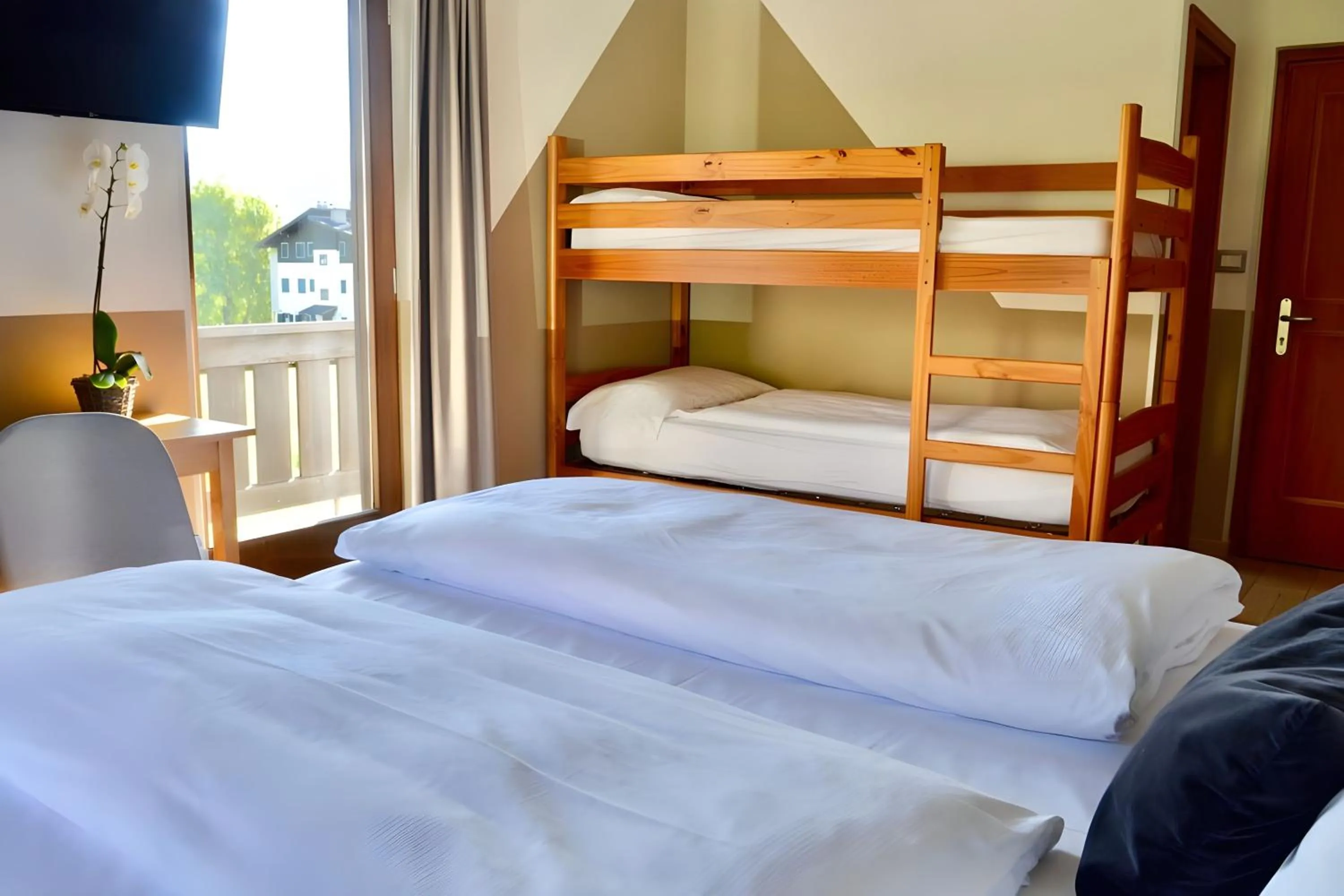 Bed in Hotel Garni Edy