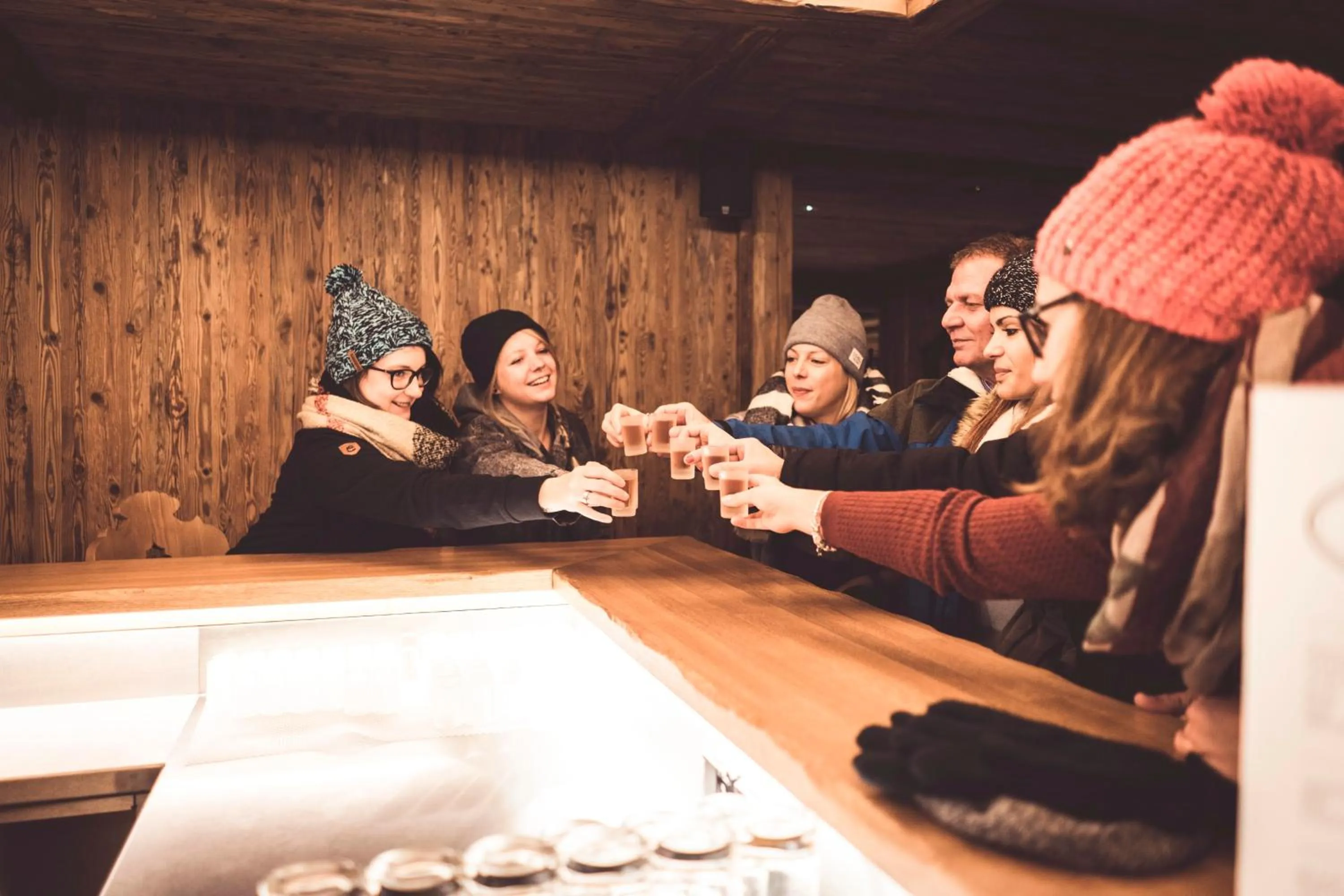 Lounge or bar in Posthotel Valbella - Berge, Spa & Wir