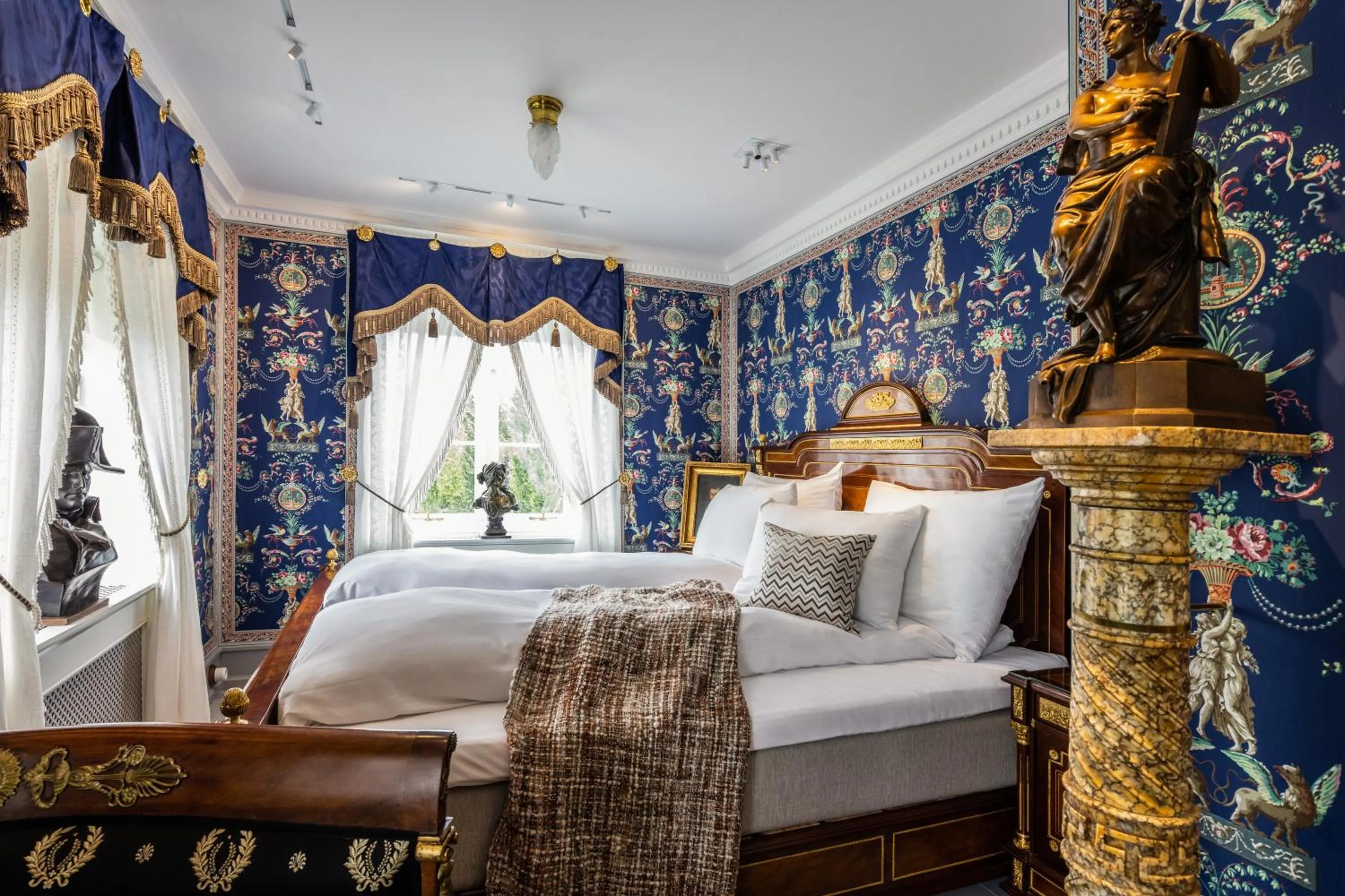 Bedroom, Bed in Ramme Fjordhotell - Unike Hoteller