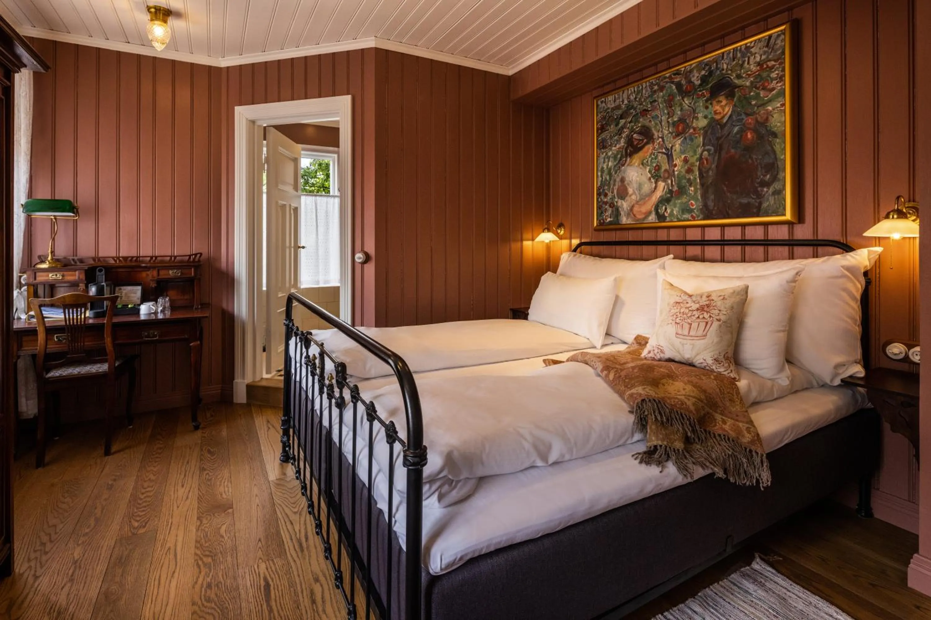 Bedroom, Bed in Ramme Fjordhotell - Unike Hoteller