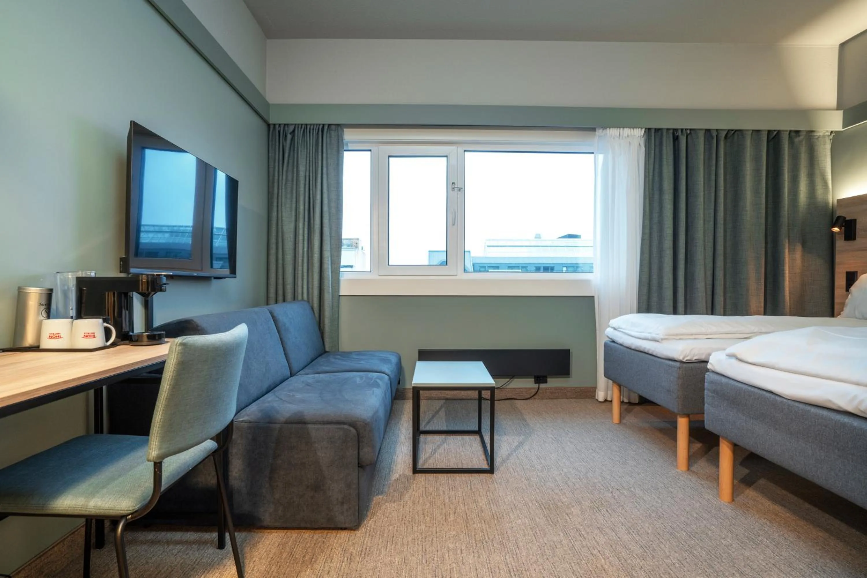 Bedroom, Bed in Thon Partner Hotel Kristiansand