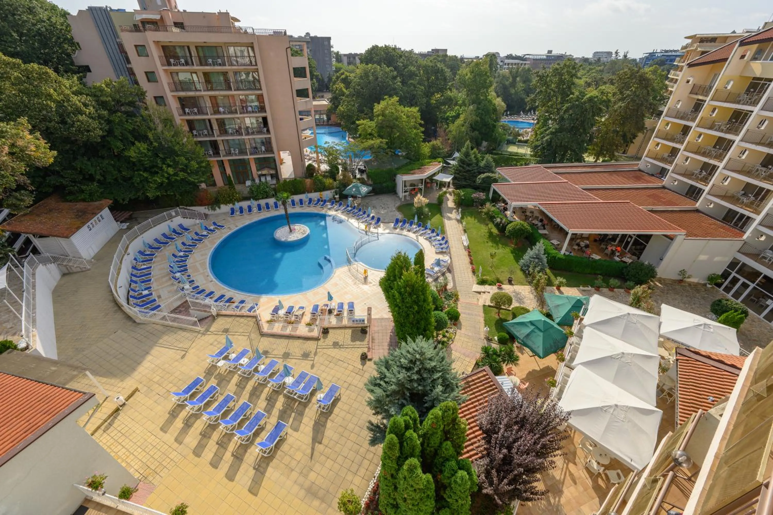Balcony/Terrace in Madara Park Hotel - All Inclusive