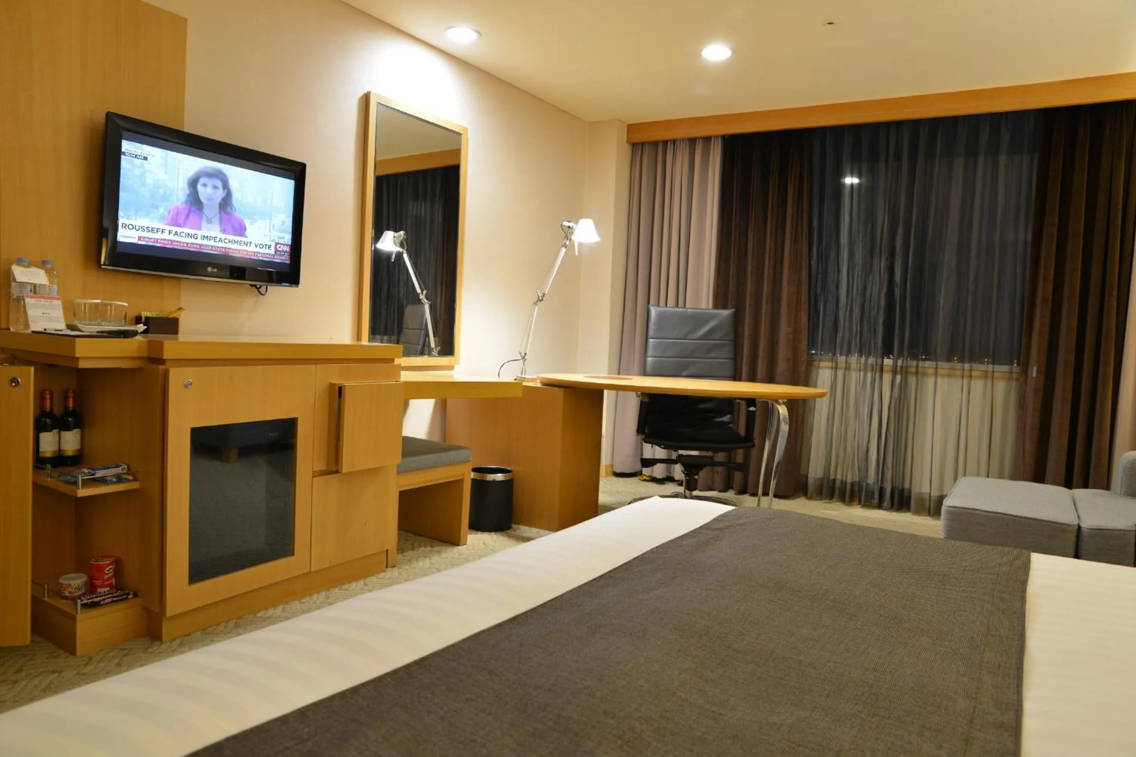 Bedroom, Bed in Ramada by Wyndham Songdo
