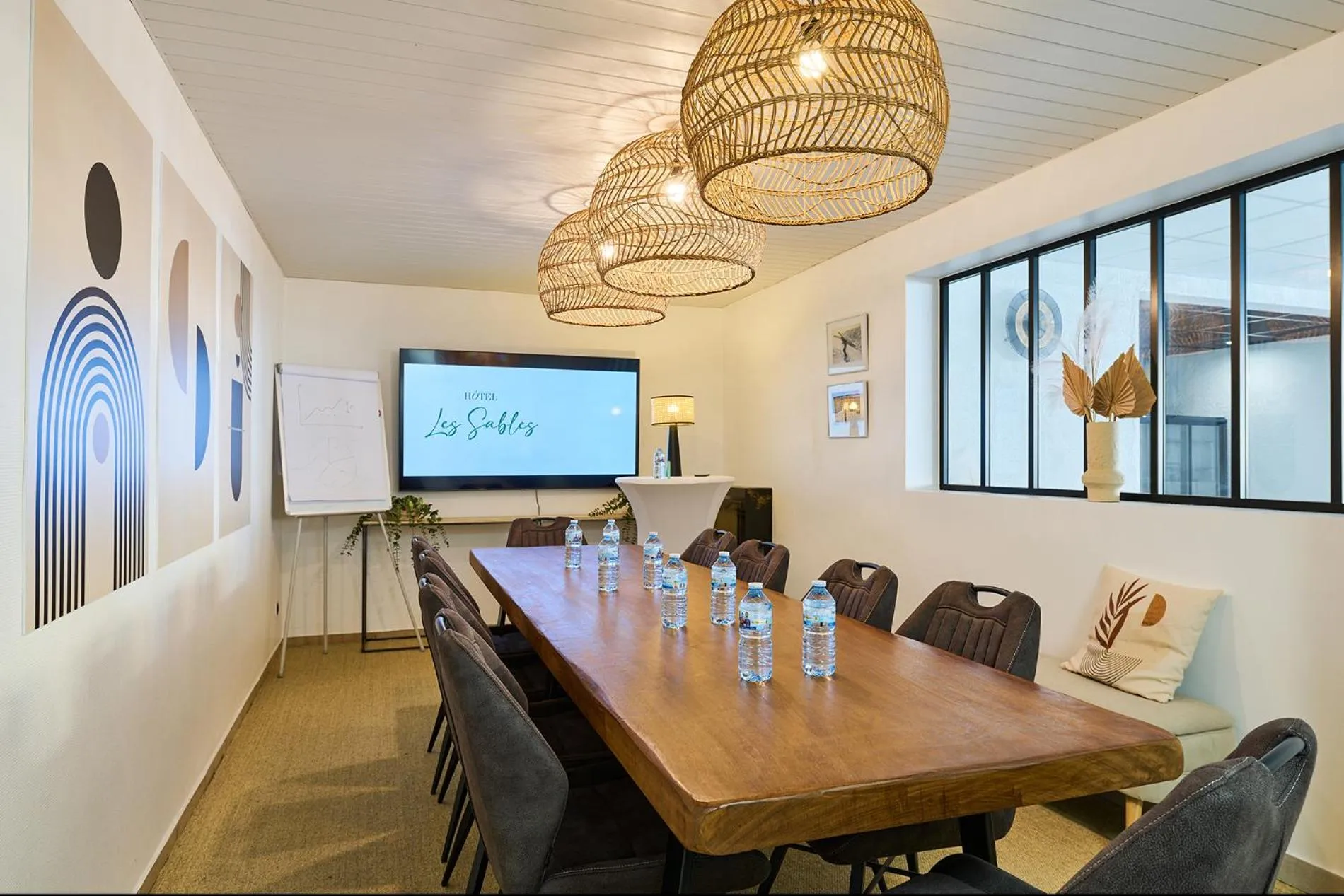 Meeting/conference room in Hôtel Les Sables - Urban Style - by Logis Hotels
