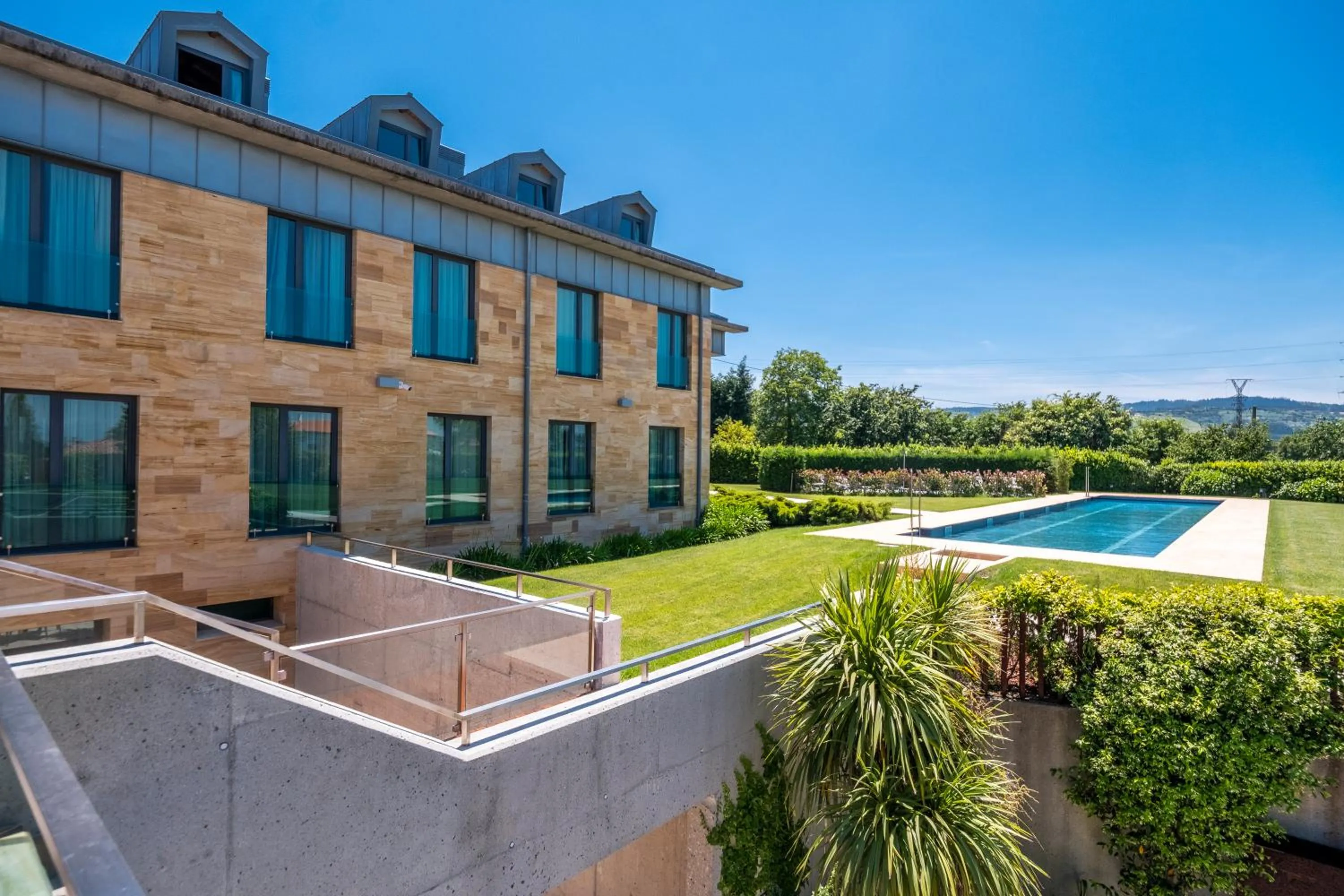 Swimming pool in ARTIEM Asturias
