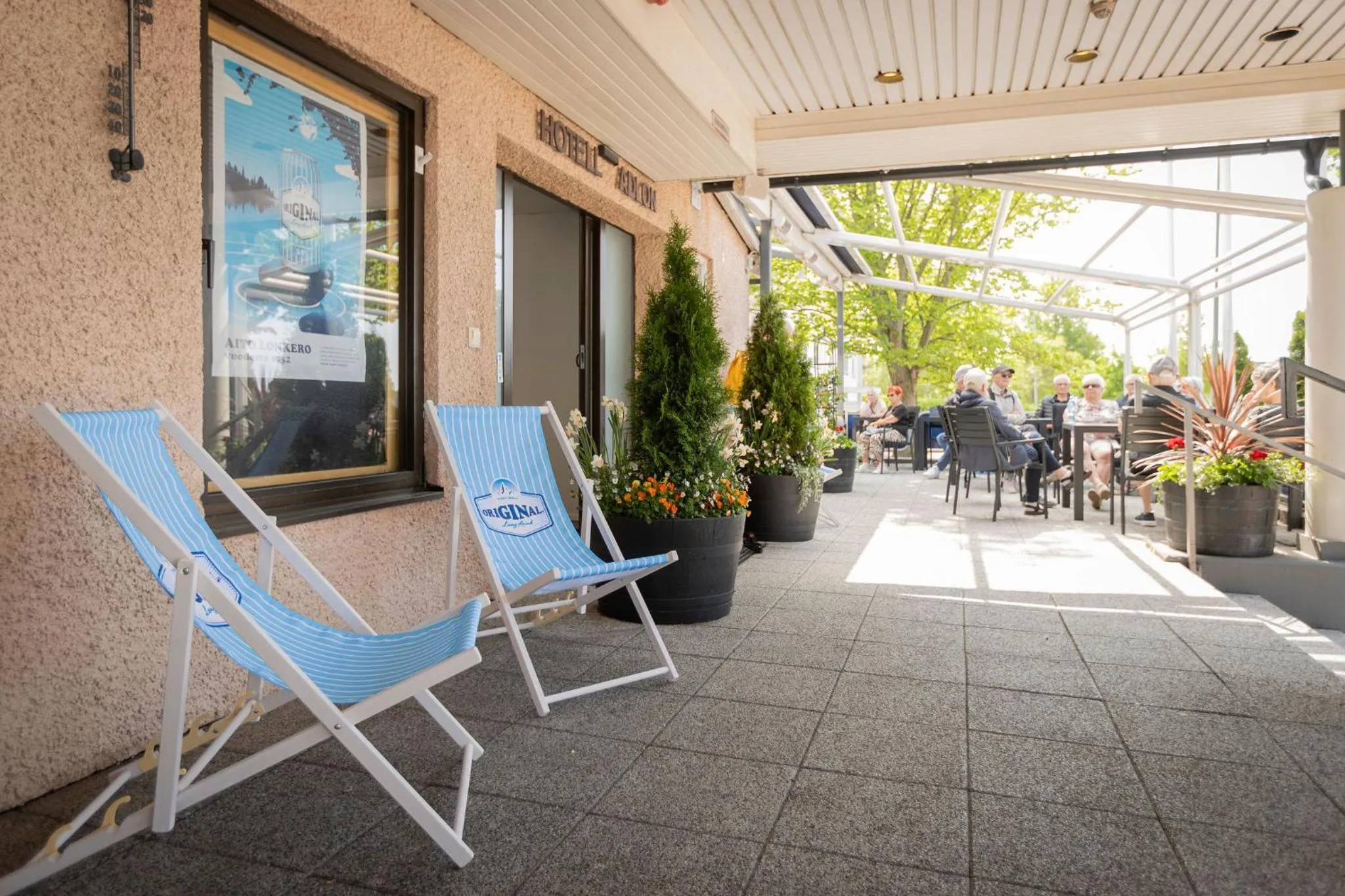Balcony/Terrace in Hotel Adlon