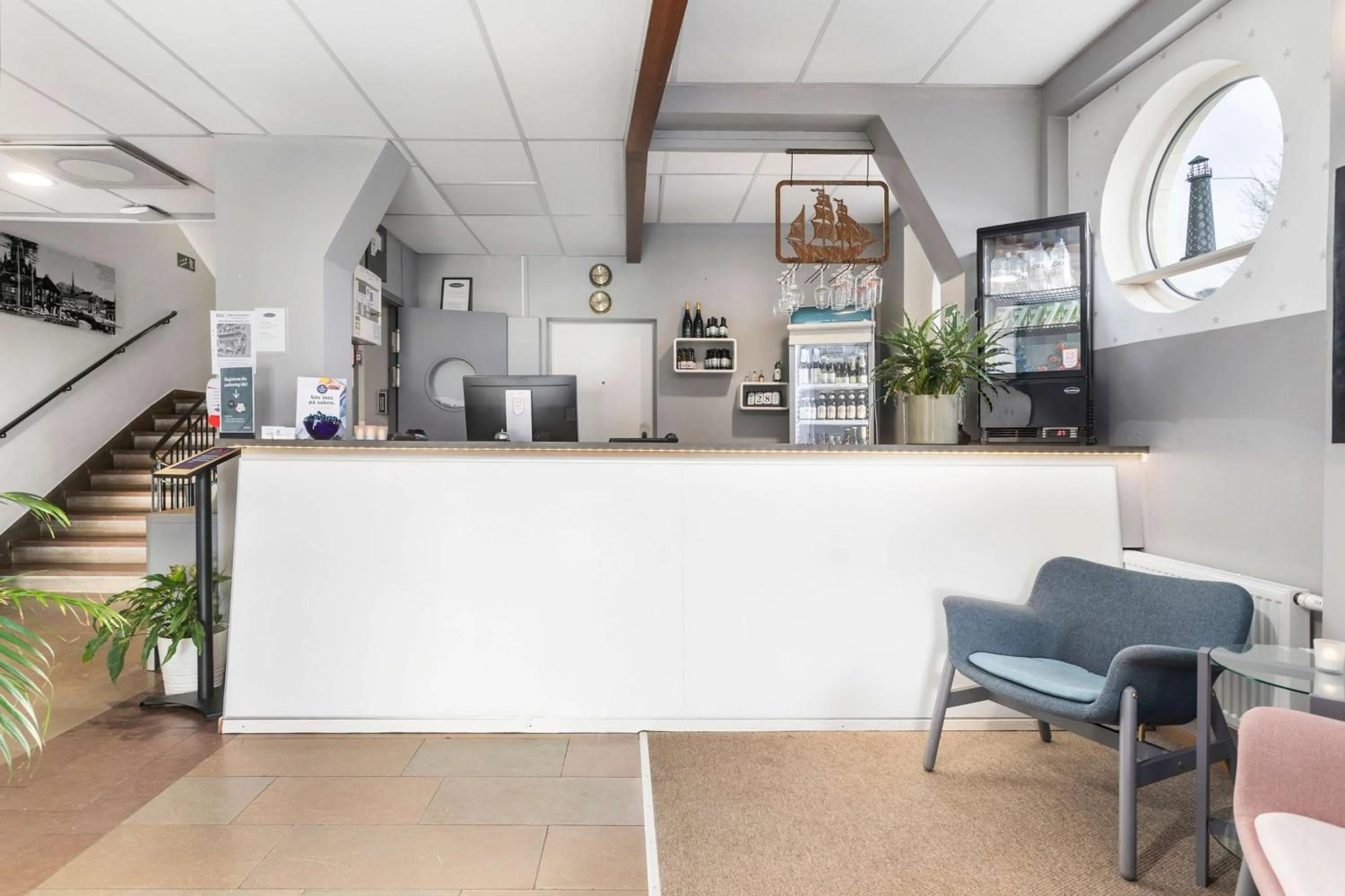 Lobby or reception in Best Western Sjofartshotellet
