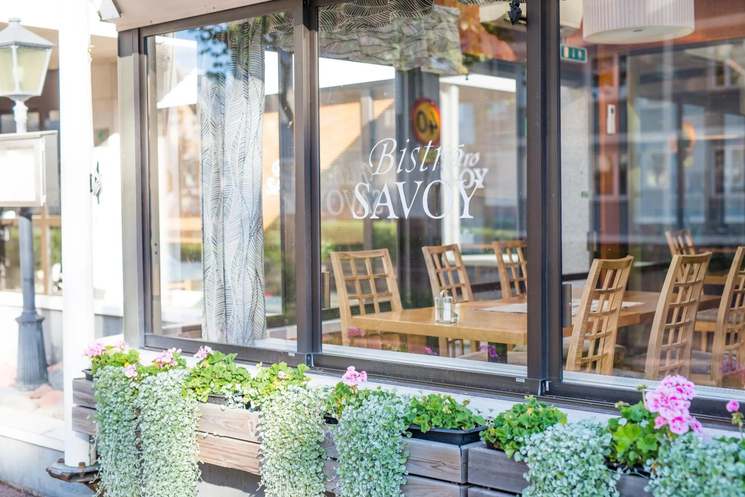 Decorative detail in Hotel Savoy