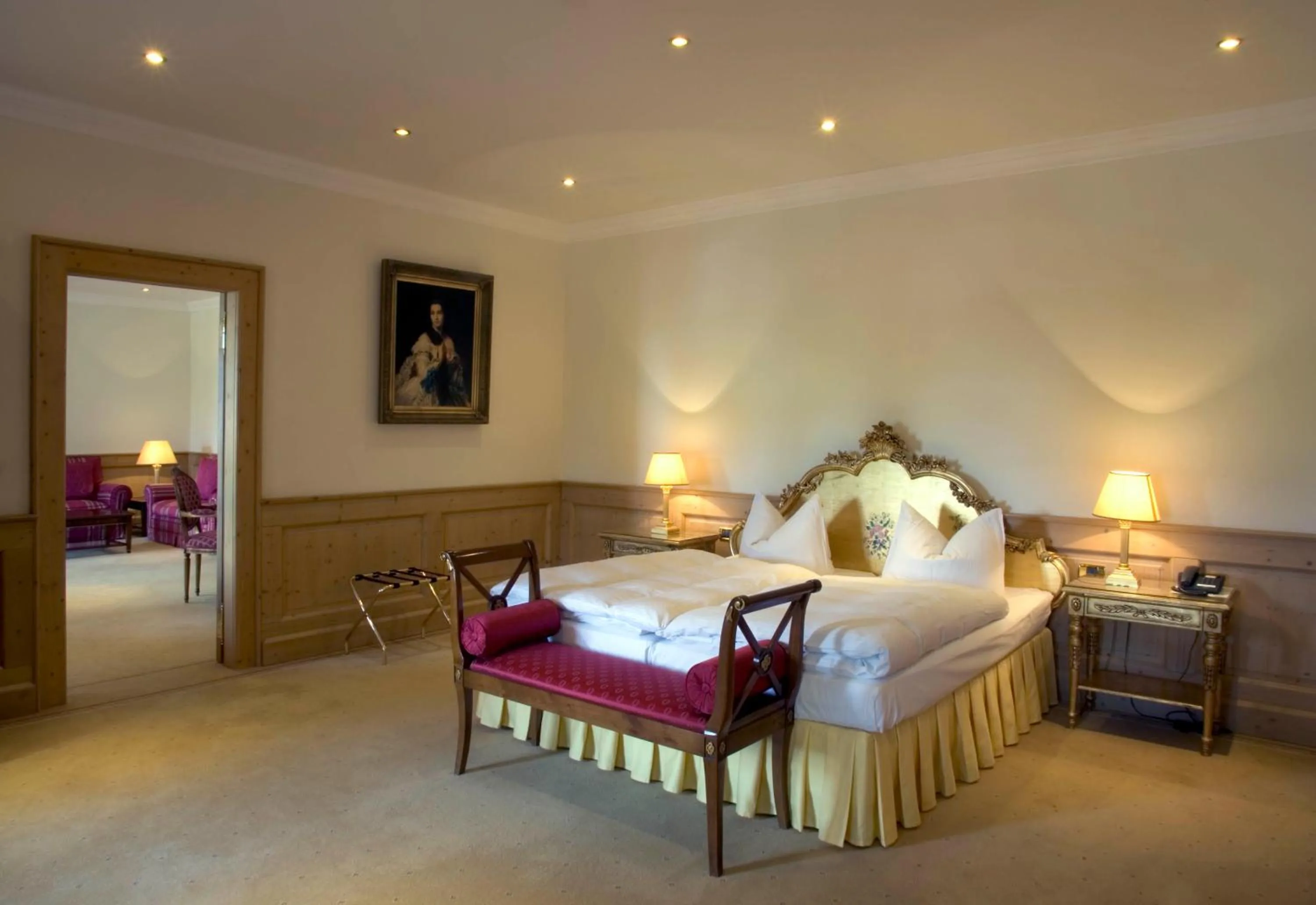 Bedroom, Bed in Schloss Diedersdorf