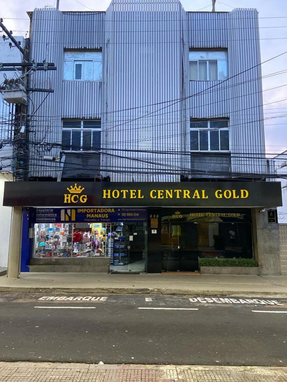 Facade/entrance in Hotel Central Gold