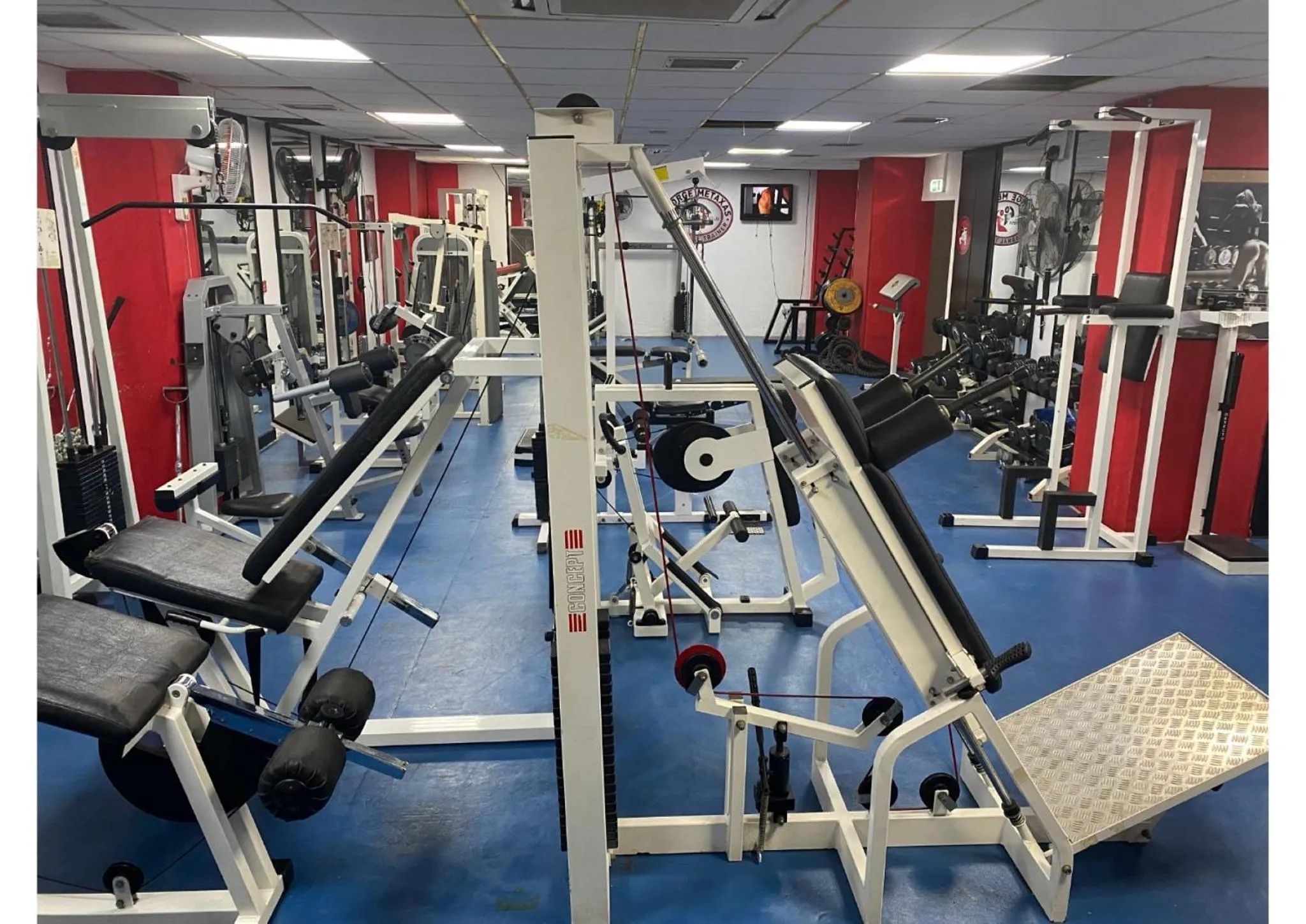 Fitness centre/facilities in Navarria Blue Hotel