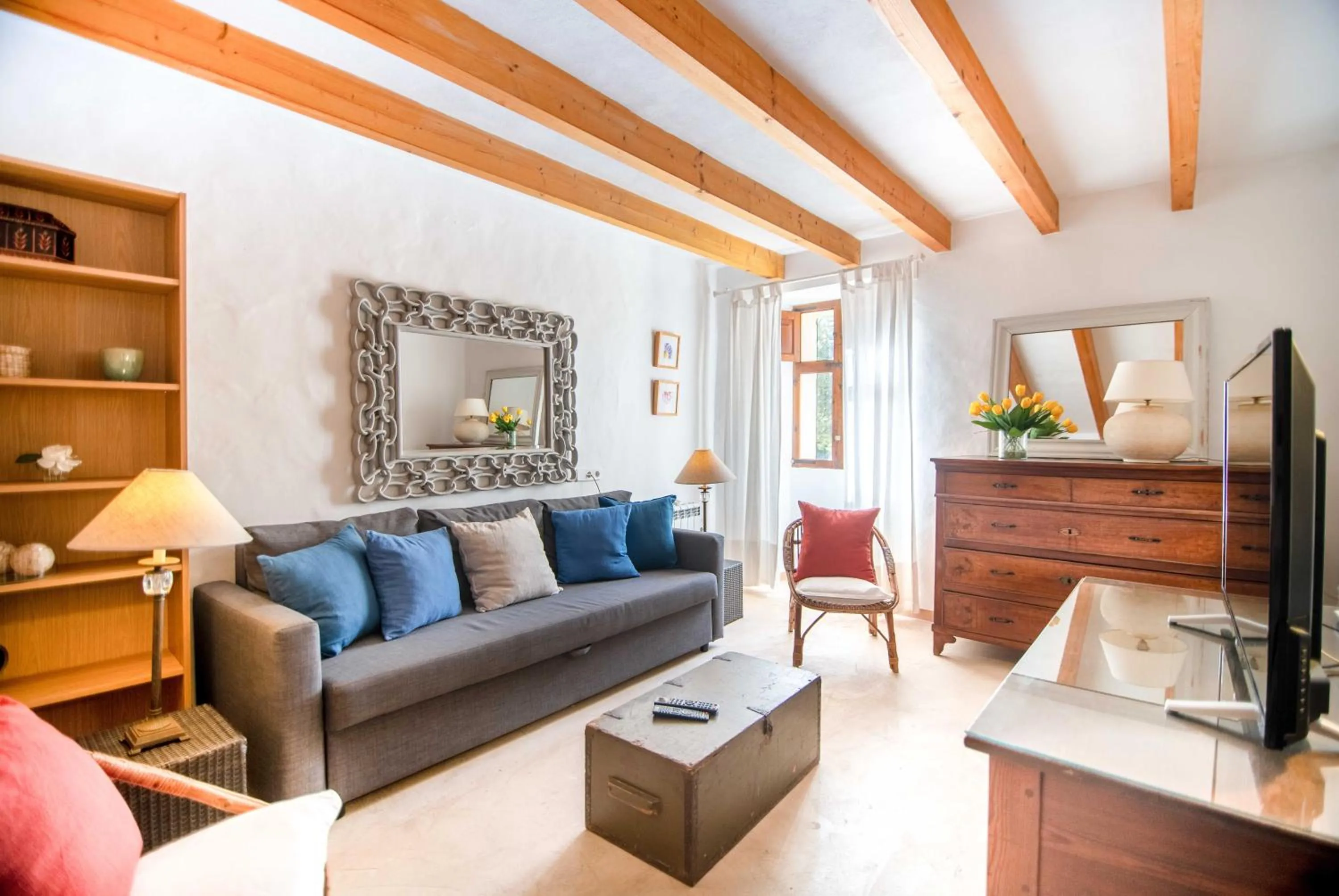 Living room in Finca Ca'n Quatre