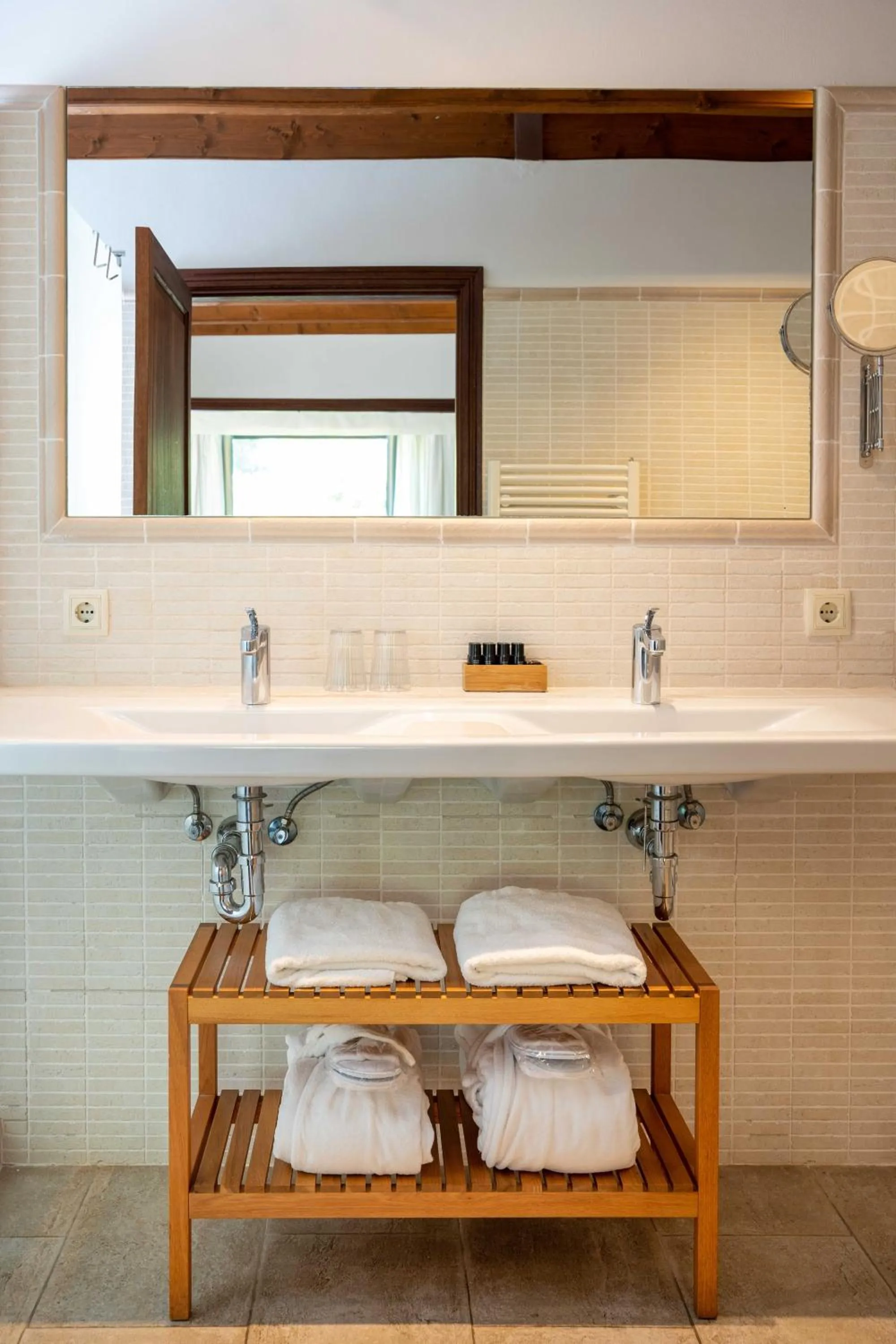 Bathroom, Bed in Finca Ca'n Quatre