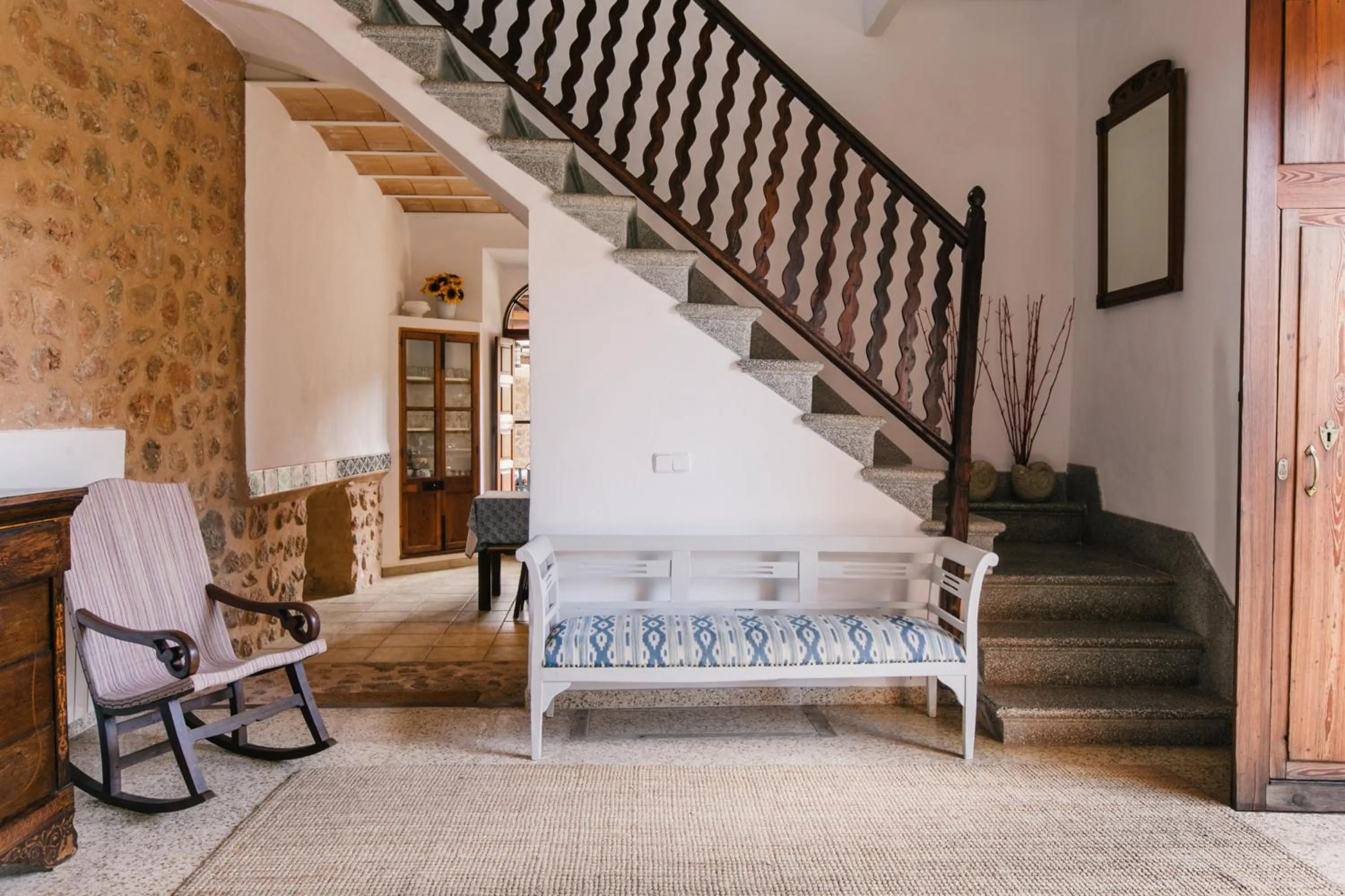 Lobby or reception in Finca Ca'n Quatre