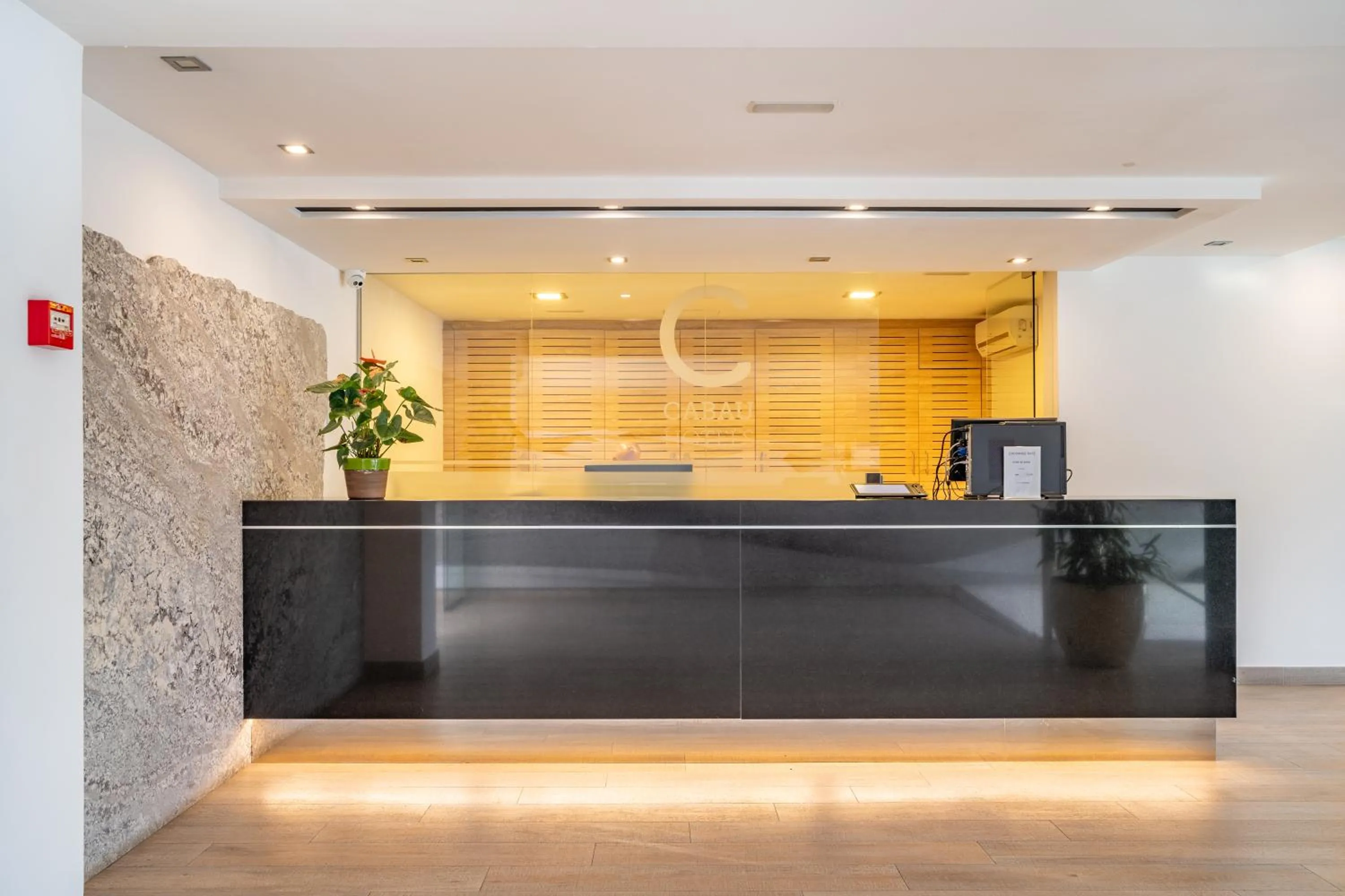Lobby or reception in Apartamentos Cabau Cala Dor