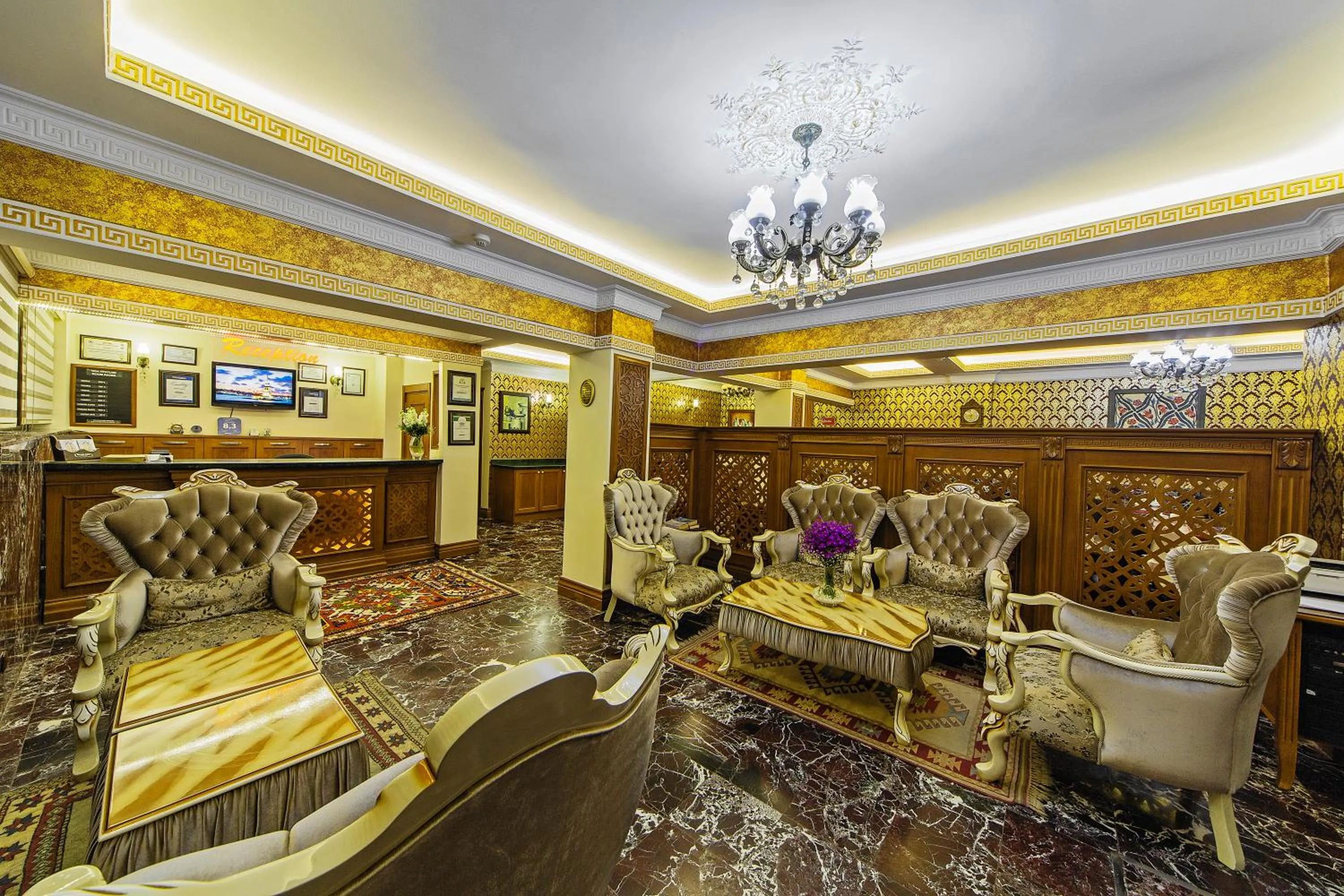 Lobby or reception in Lausos Hotel Sultanahmet