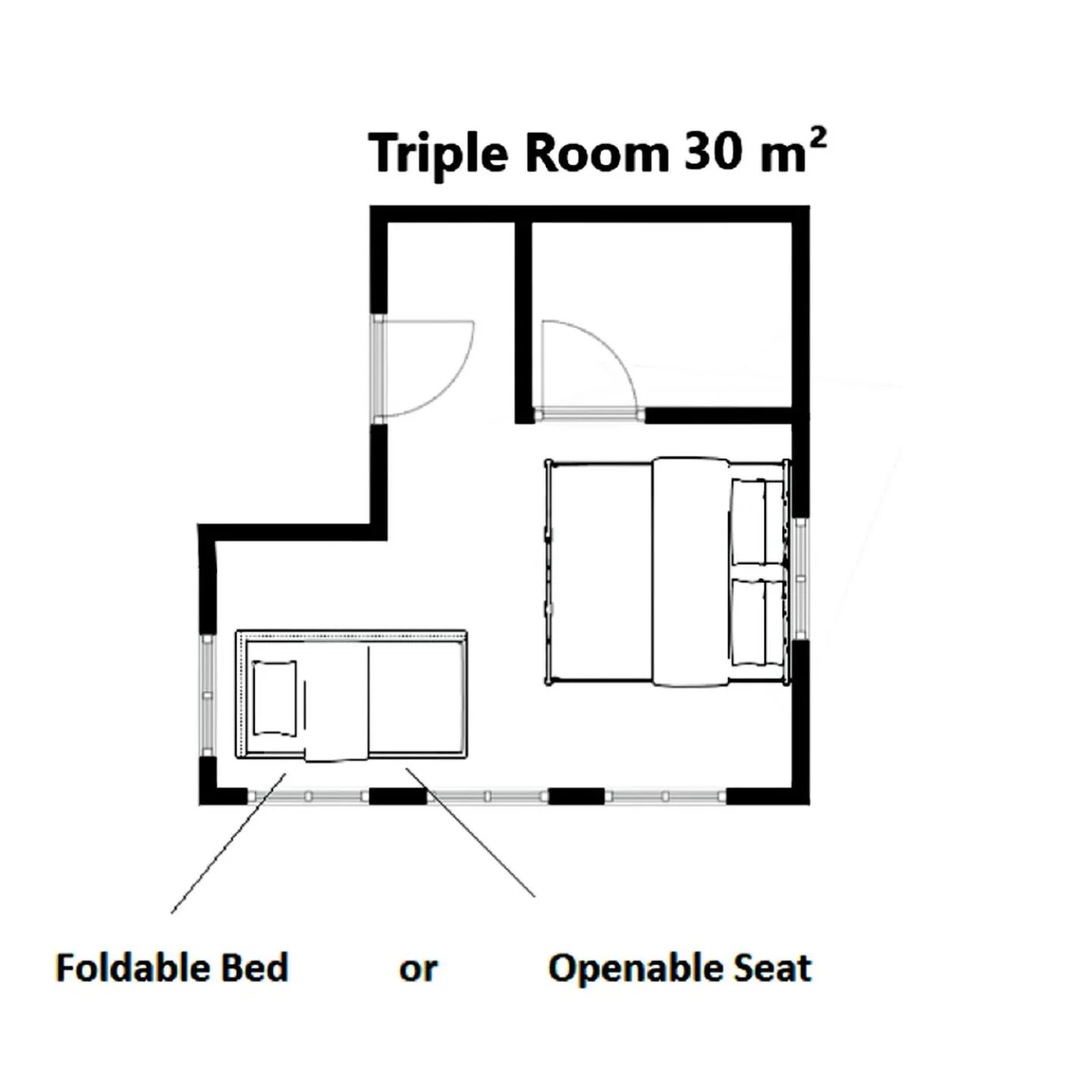 Photo of the whole room in Lausos Hotel Sultanahmet