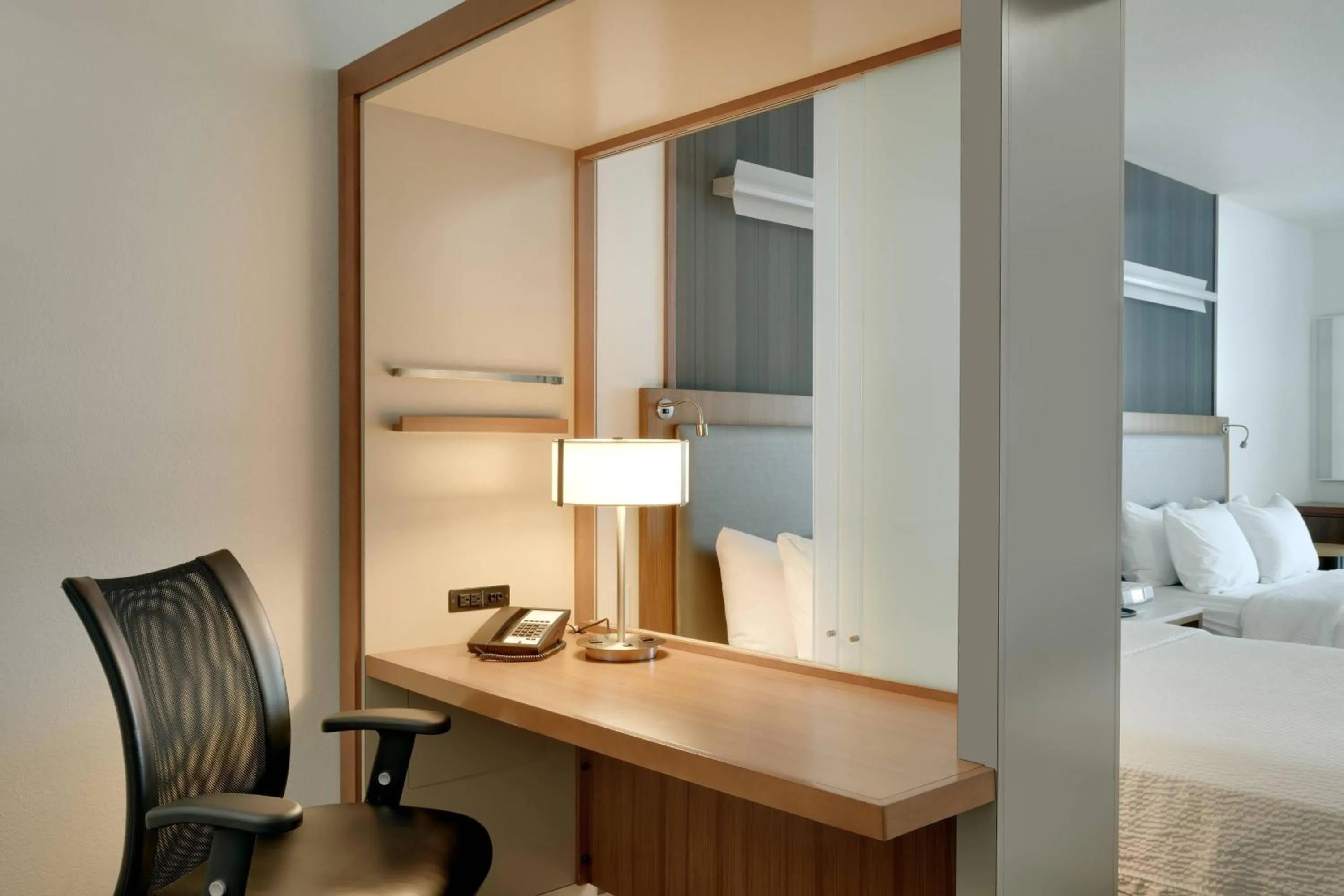 Photo of the whole room, Bed in SpringHill Suites by Marriott Rexburg