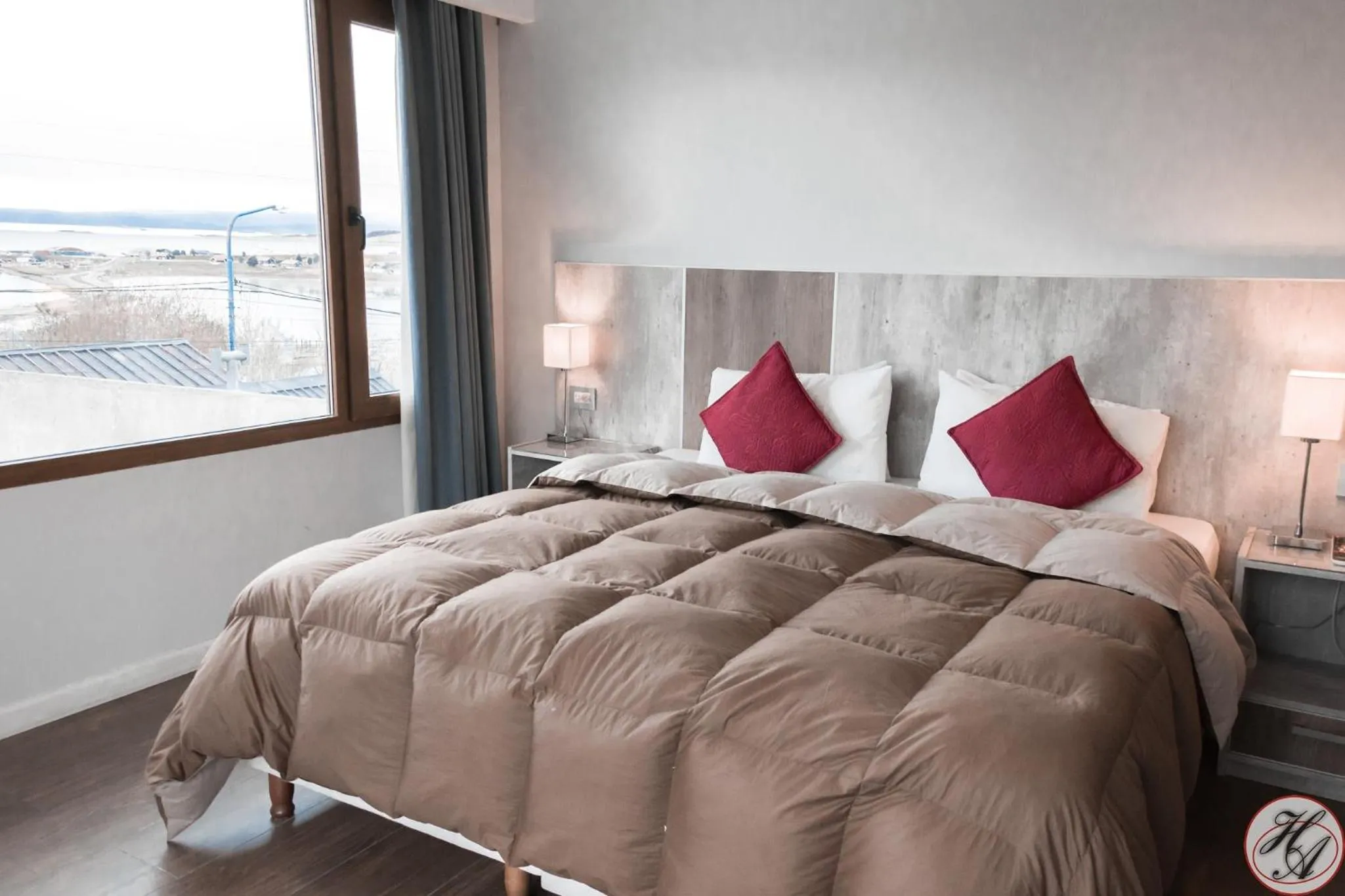 Bed in Hosteria y Restaurante America