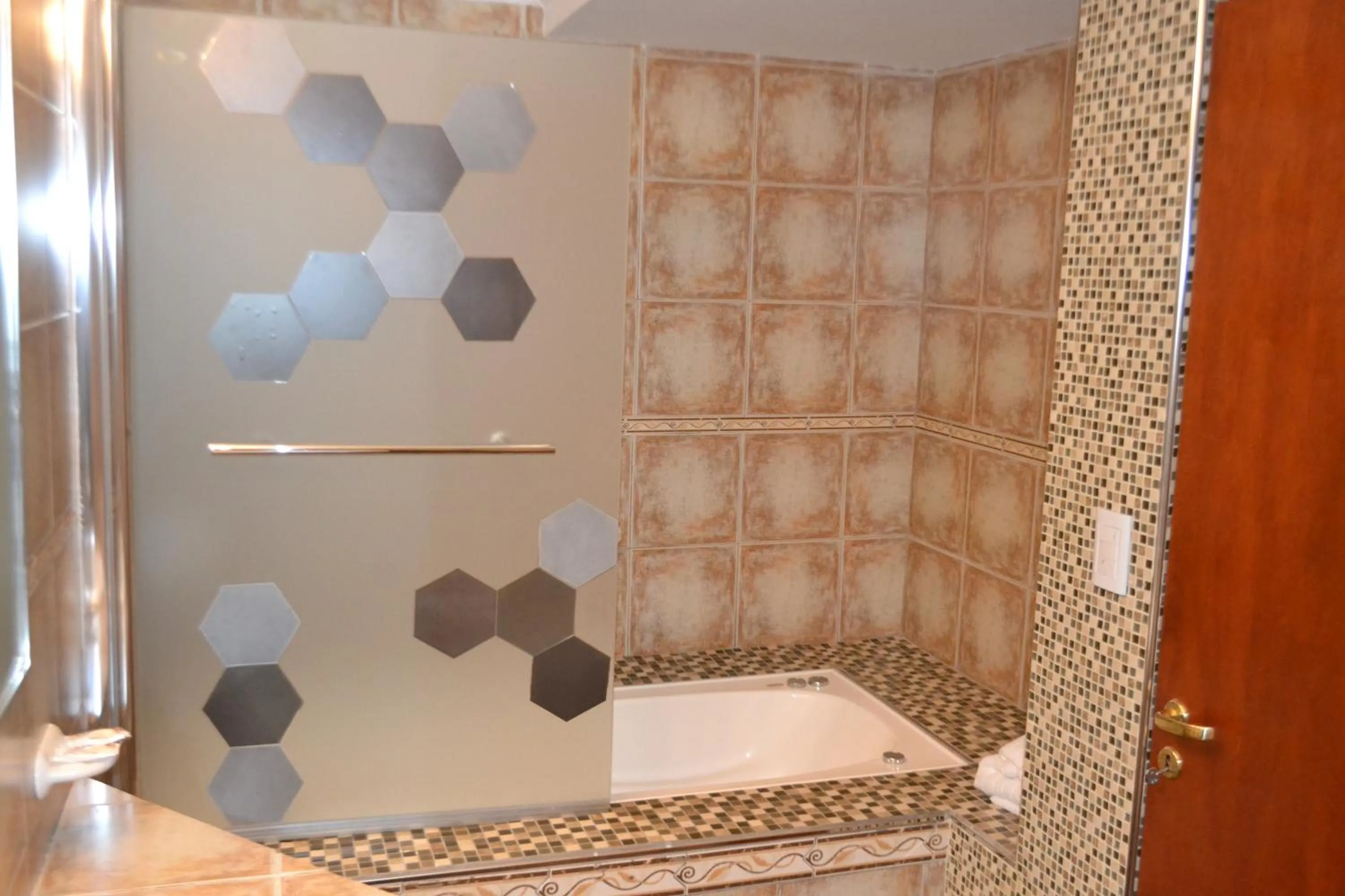 Shower in Hosteria y Restaurante America