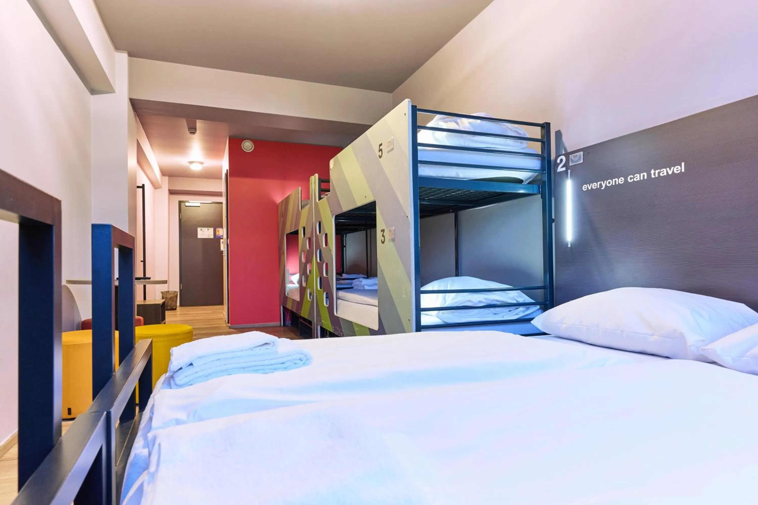 Bed in a&o Bremen Hauptbahnhof