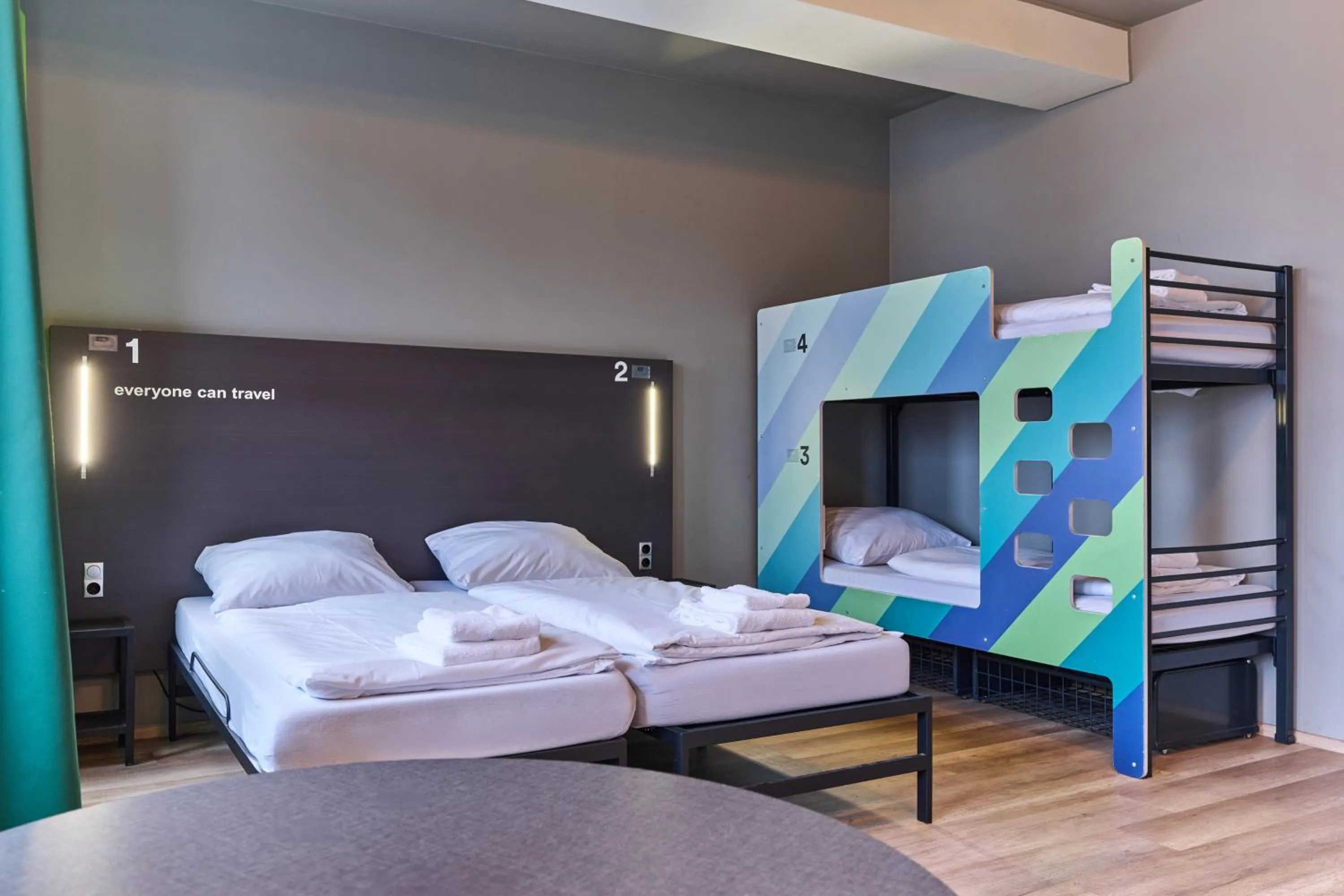 Bed in a&o Bremen Hauptbahnhof