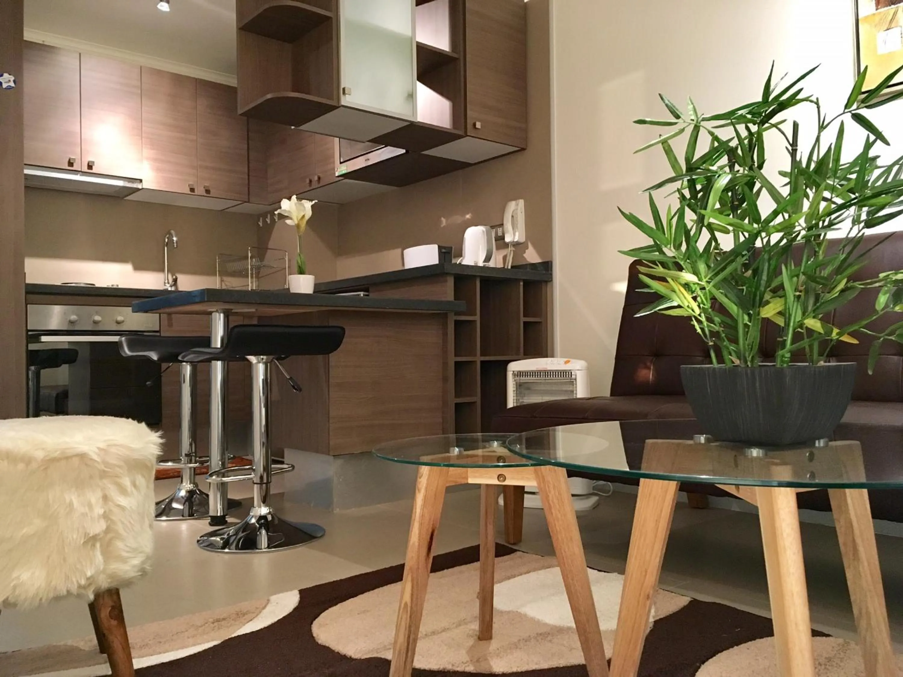 Living room in Moneda Express Apart