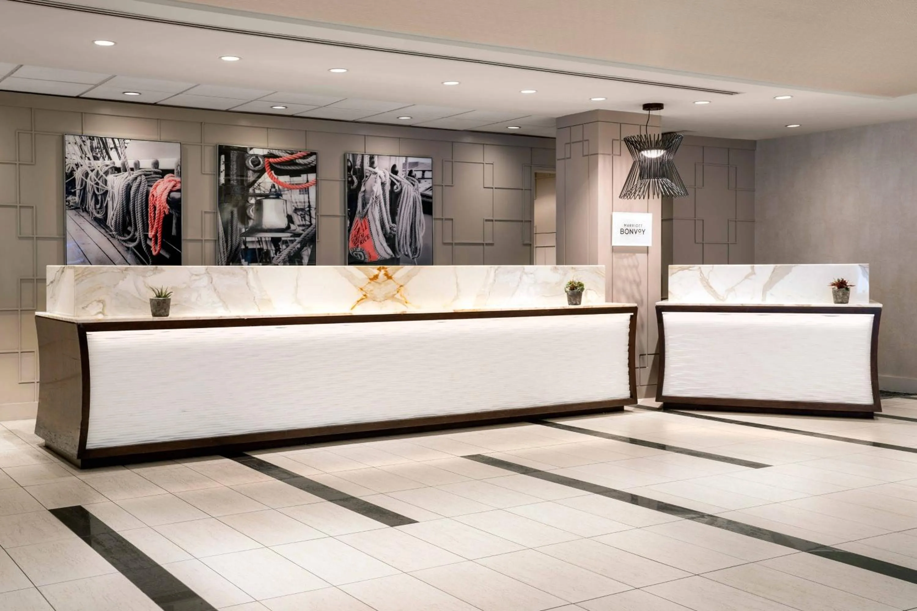 Lobby or reception in San Francisco Marriott Fisherman's Wharf