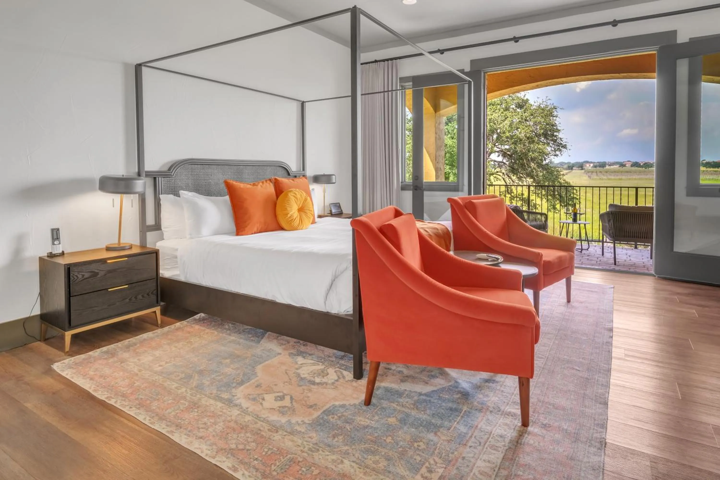 Patio, Bed in The Vineyard at Florence