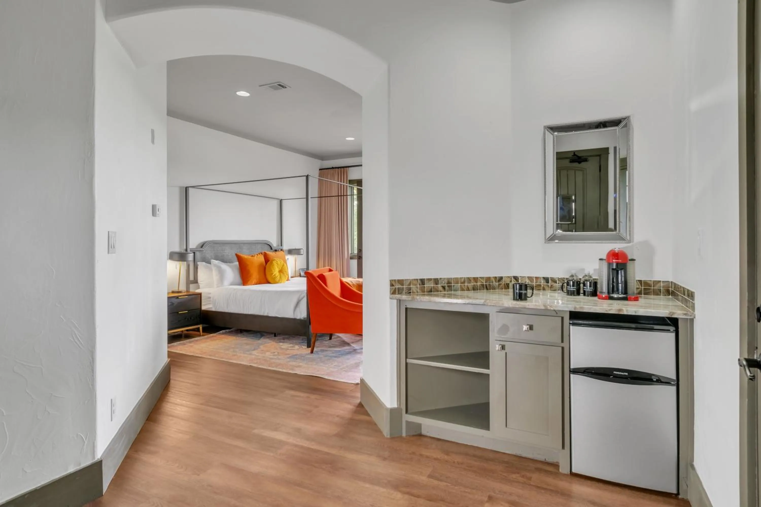 View (from property/room), Bed in The Vineyard at Florence