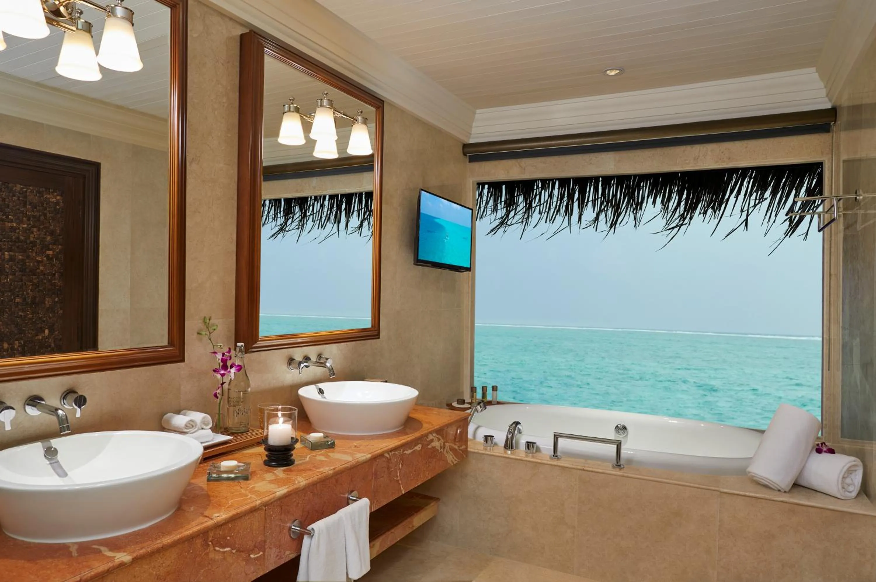 Bathroom in Taj Exotica Resort & Spa, Maldives