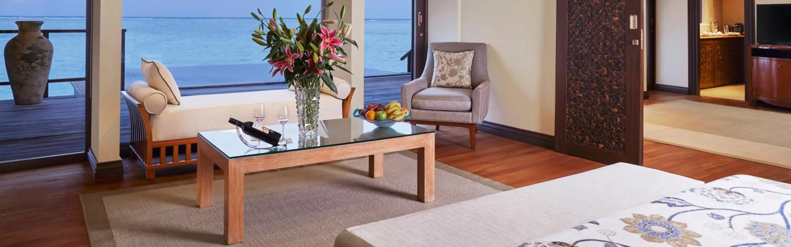 Living room in Taj Exotica Resort & Spa, Maldives