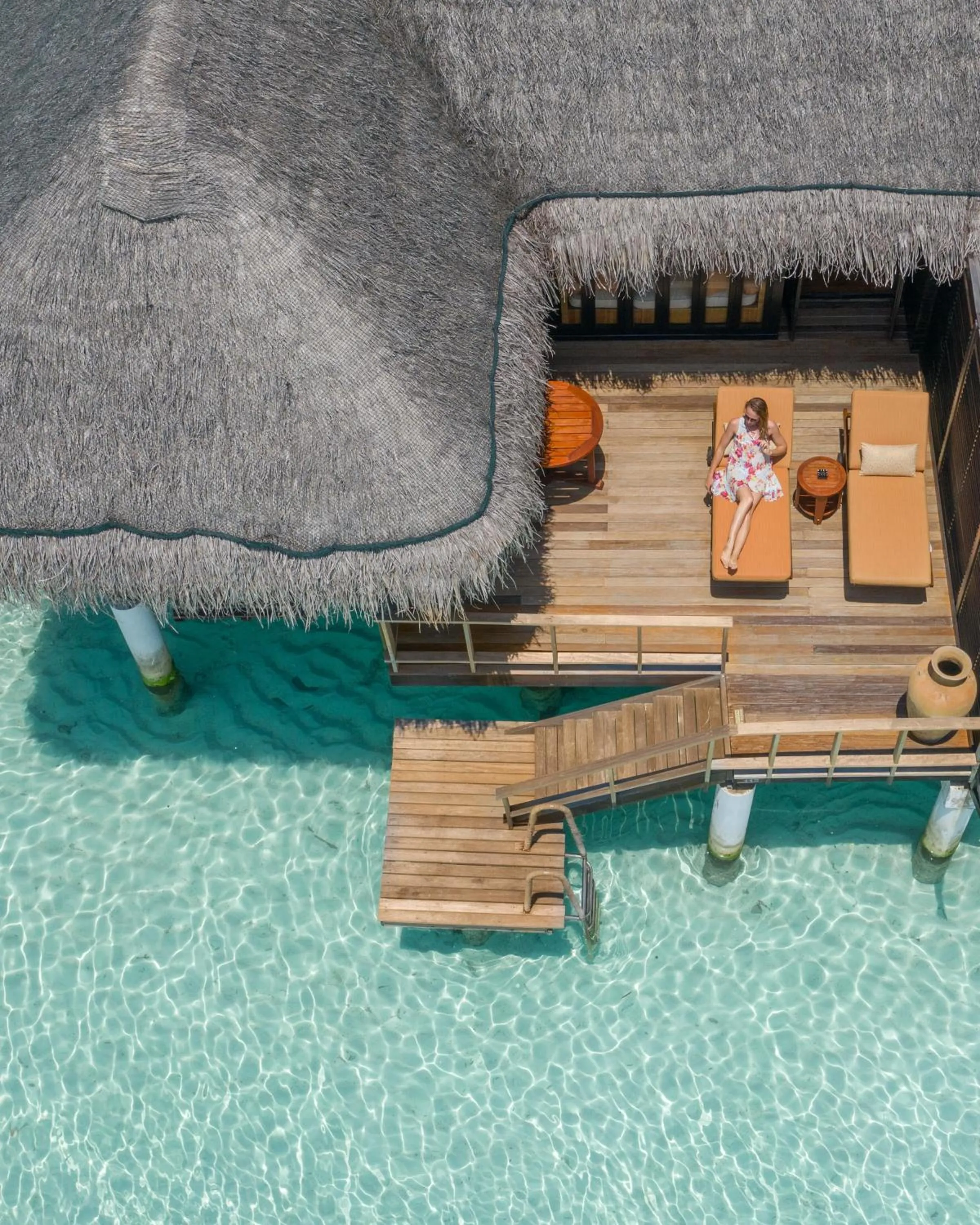 Patio in Taj Exotica Resort & Spa, Maldives
