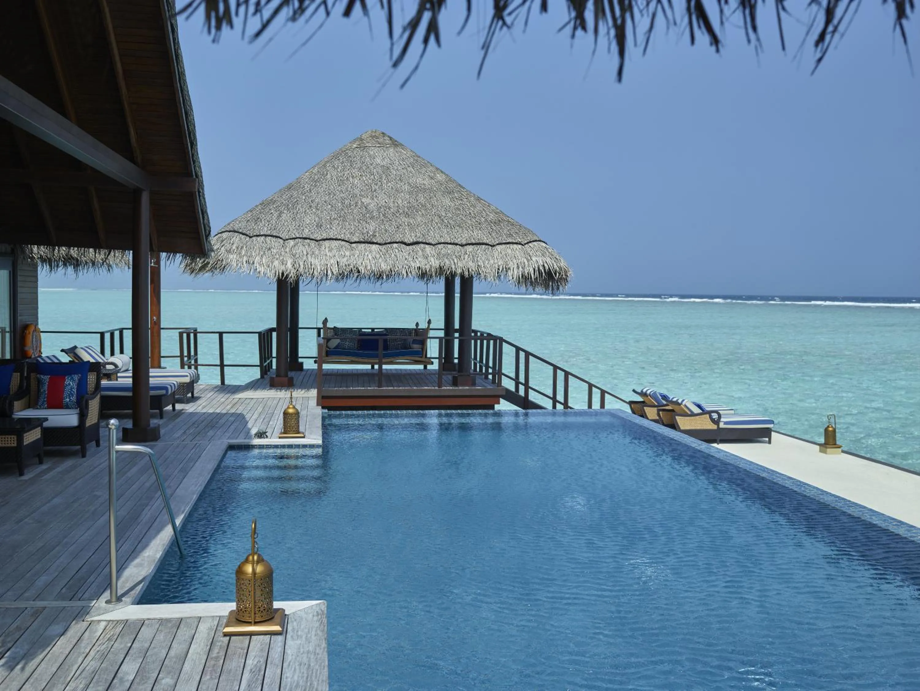 Pool view in Taj Exotica Resort & Spa, Maldives