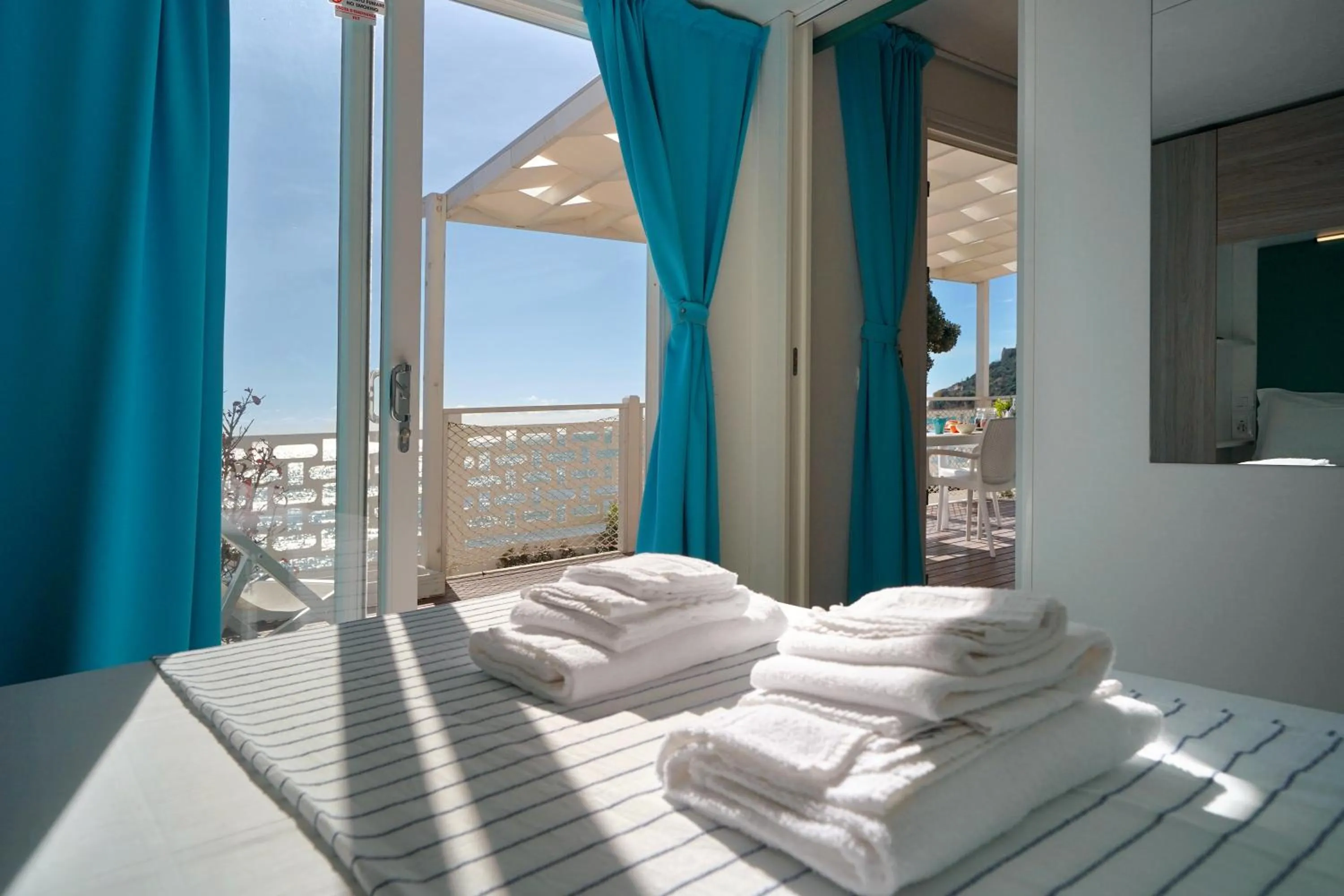 View (from property/room), Bed in Le Palme Village